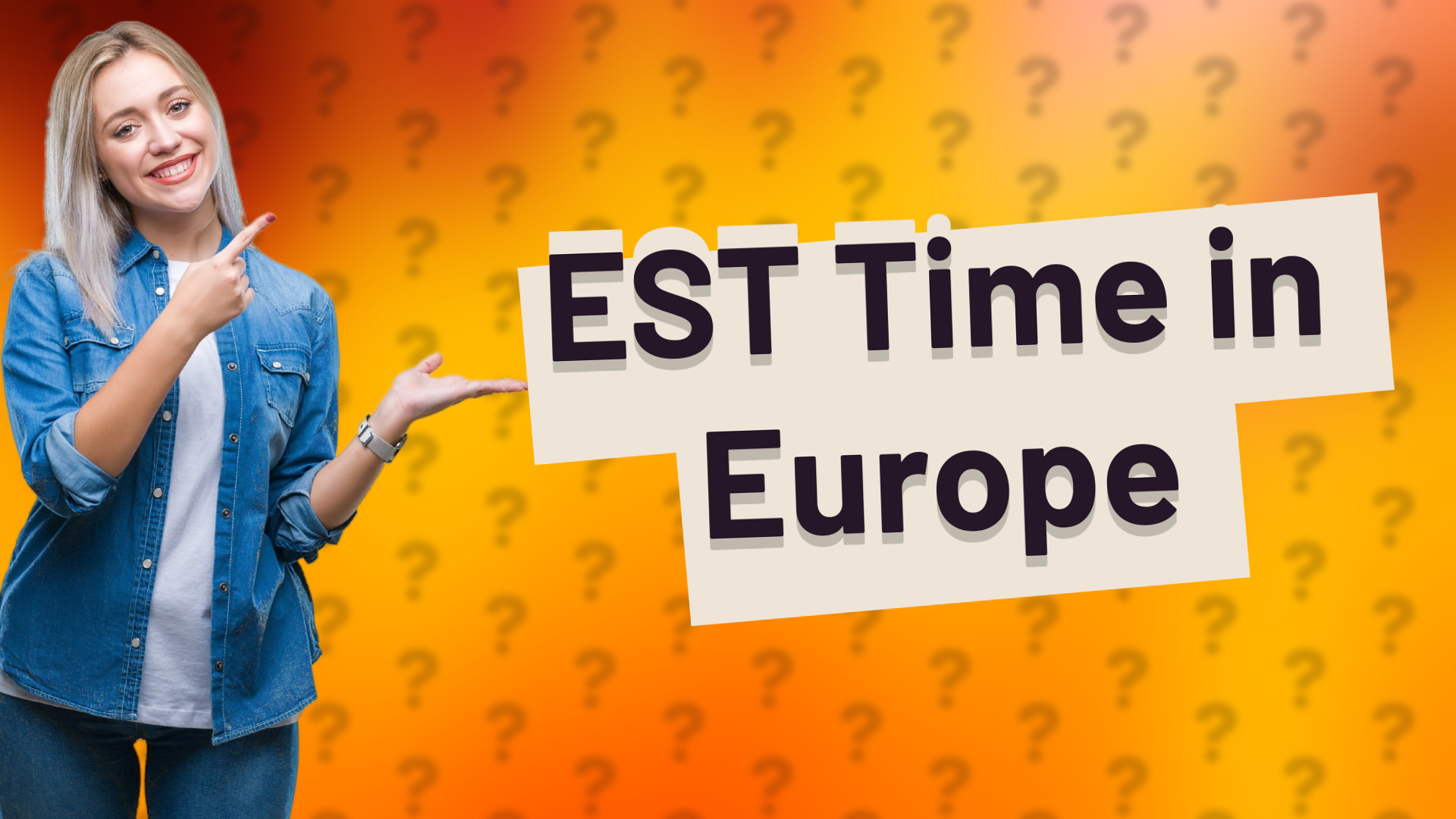 EST Time in Europe