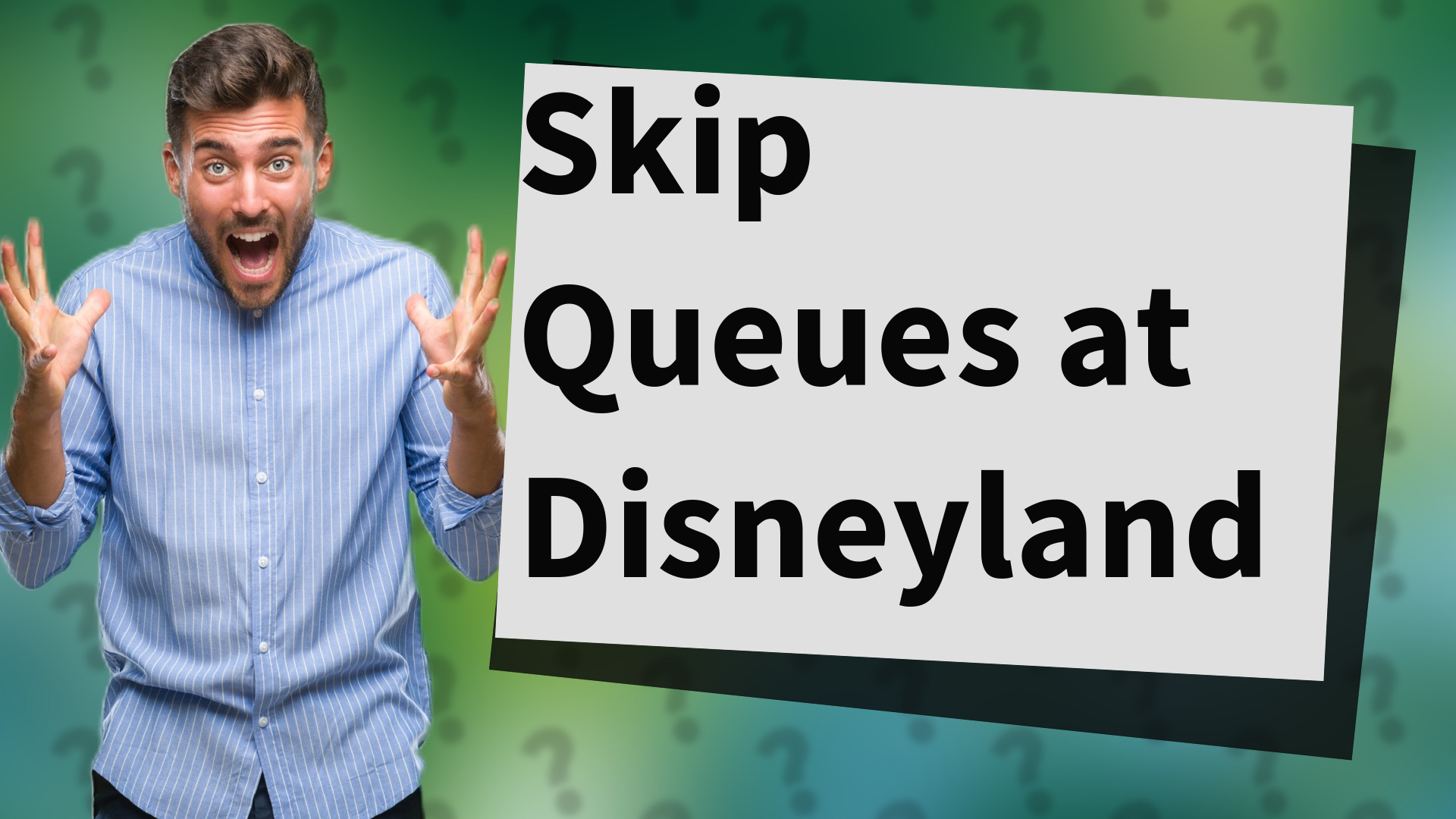Skip Queues at Disneyland