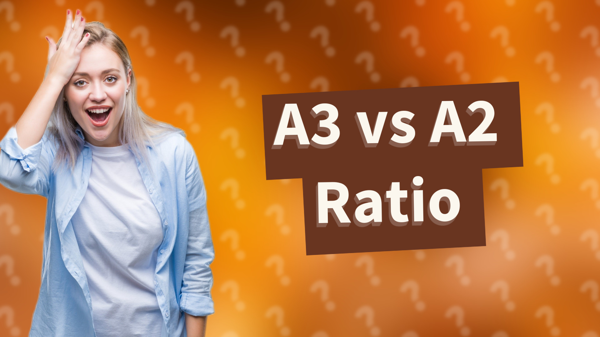 A3 vs A2 Ratio