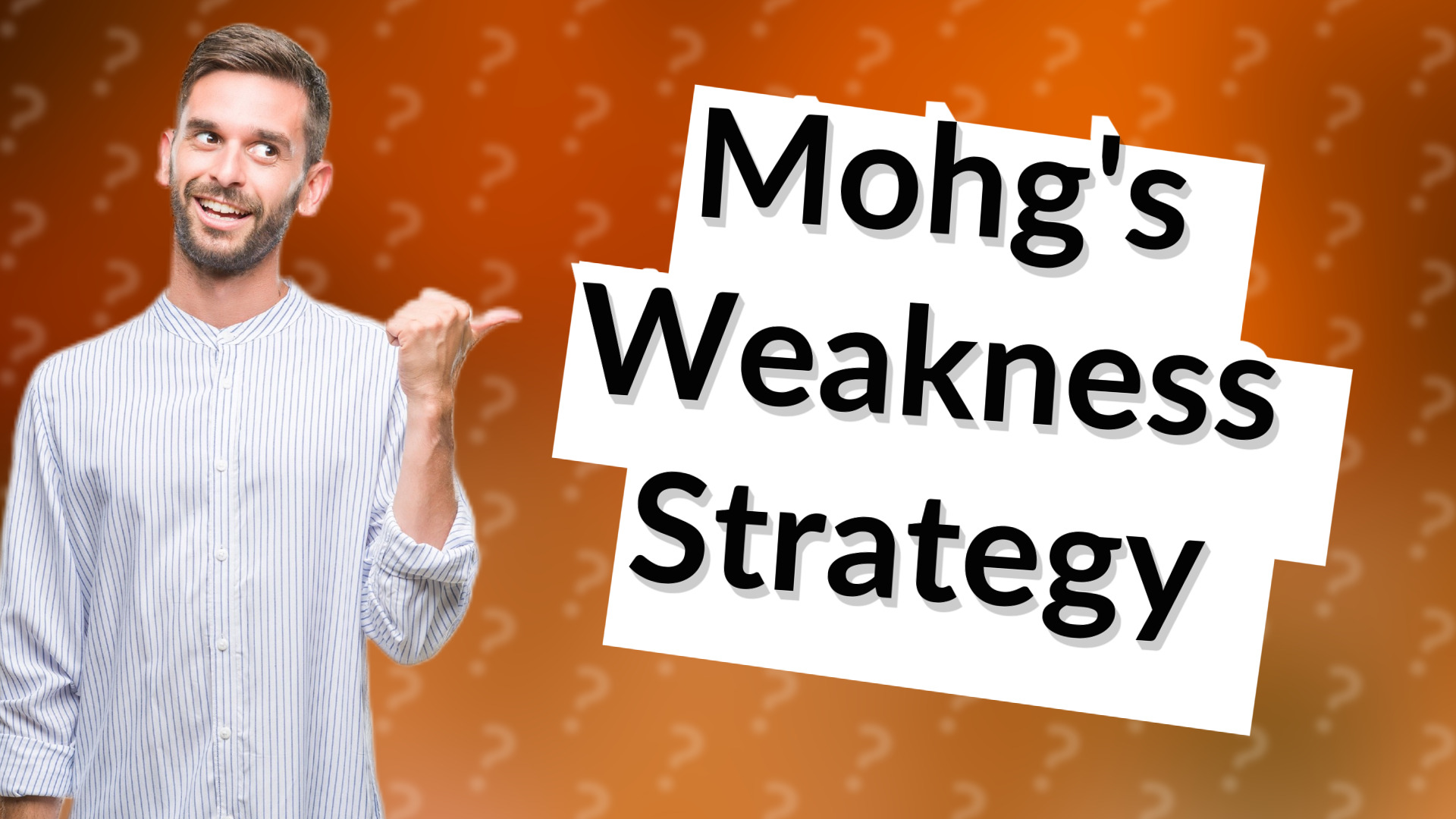 Mohg's Weakness Strategy