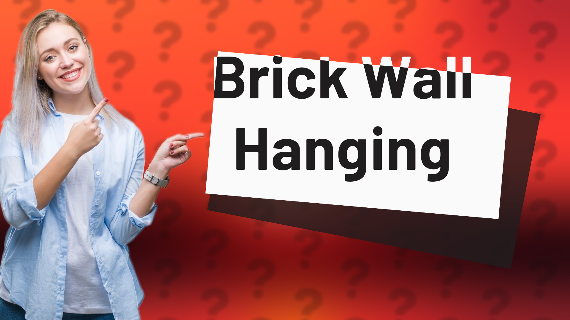 Brick Wall Hanging