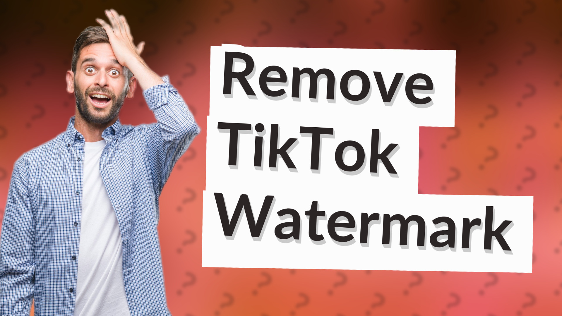 Remove TikTok Watermark