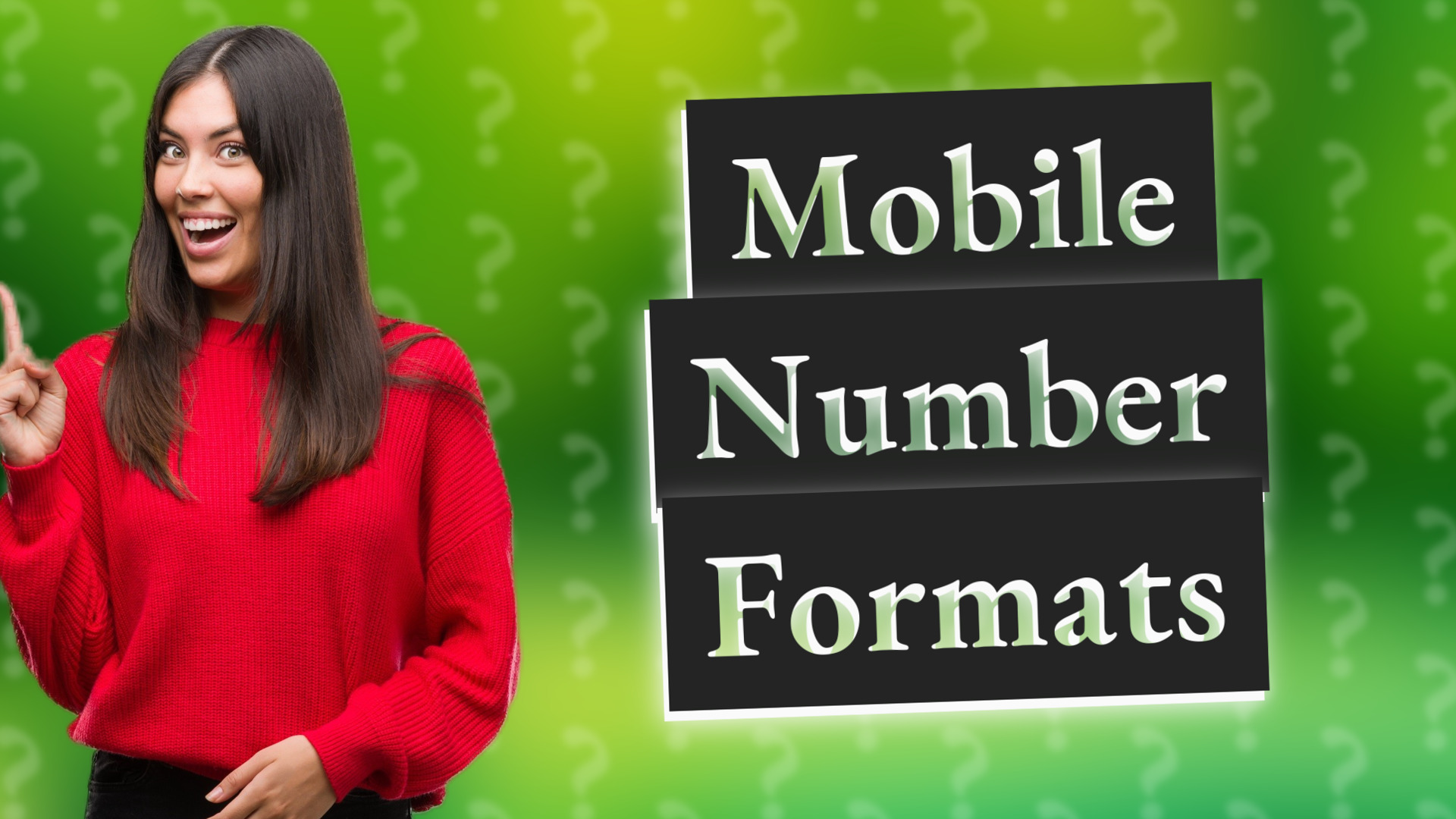 Mobile Number Formats