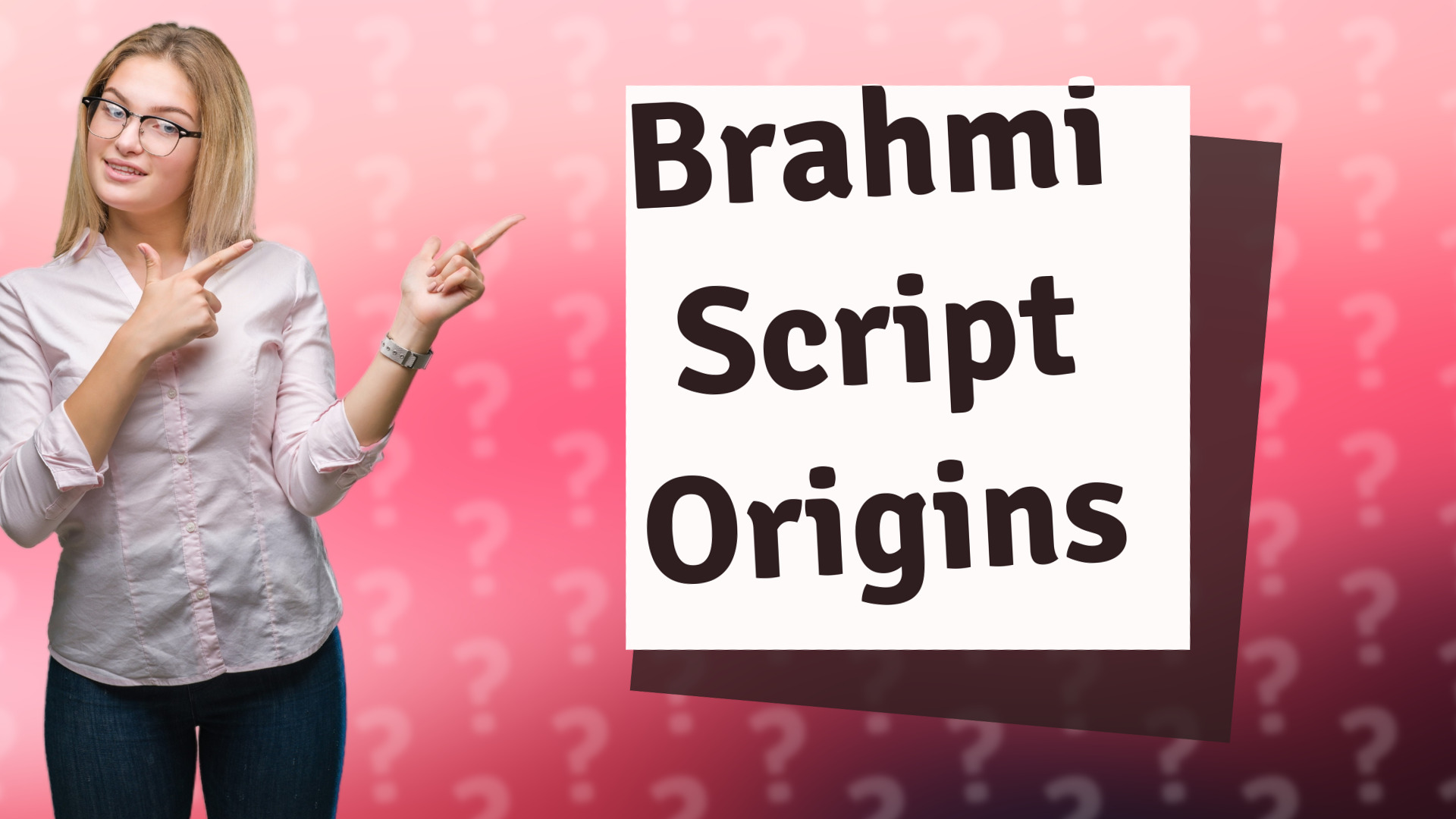 Brahmi Script Origins