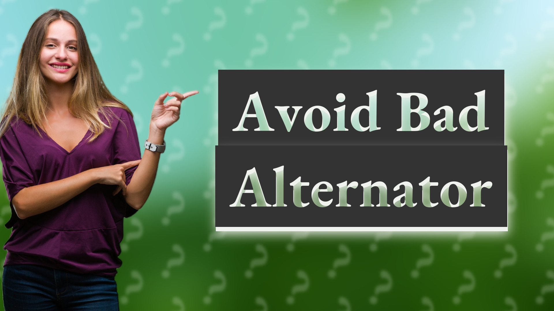 Avoid Bad Alternator
