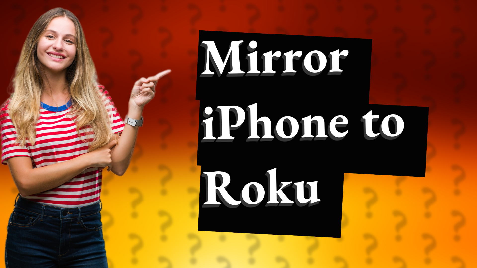 Mirror iPhone to Roku