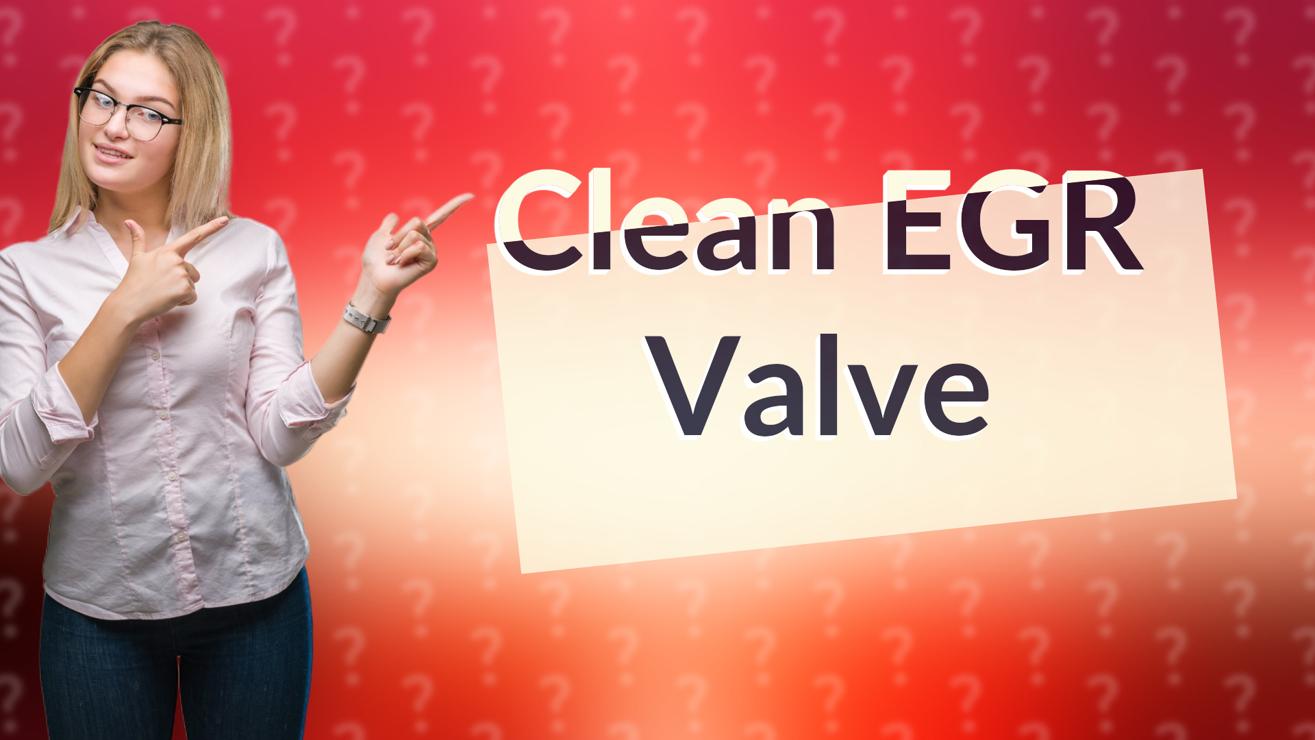 Clean EGR Valve