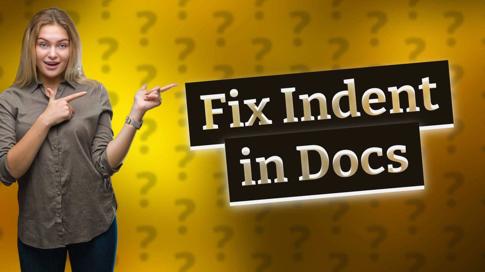 Fix Indent in Docs