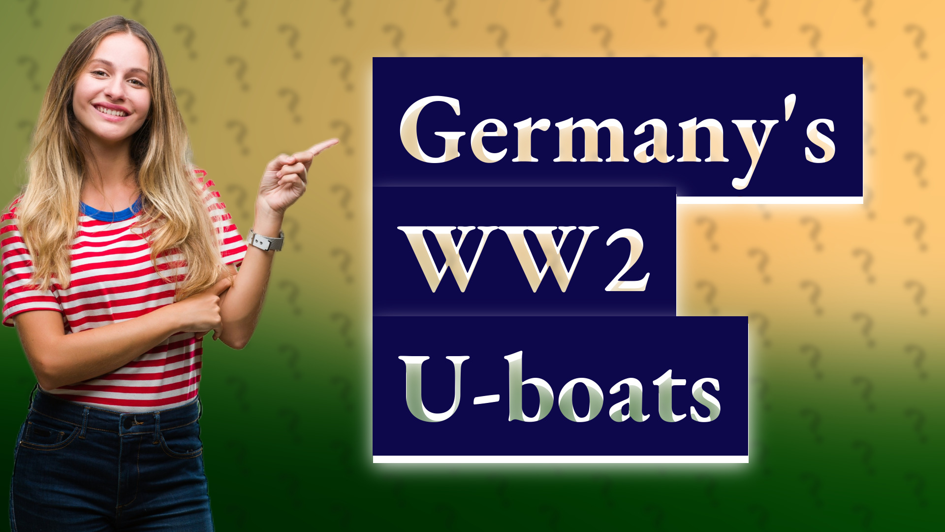 Germany's WW2 U-boats