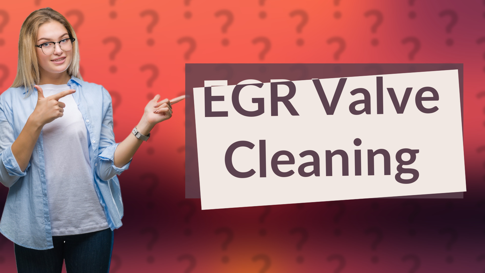 EGR Valve Cleaning