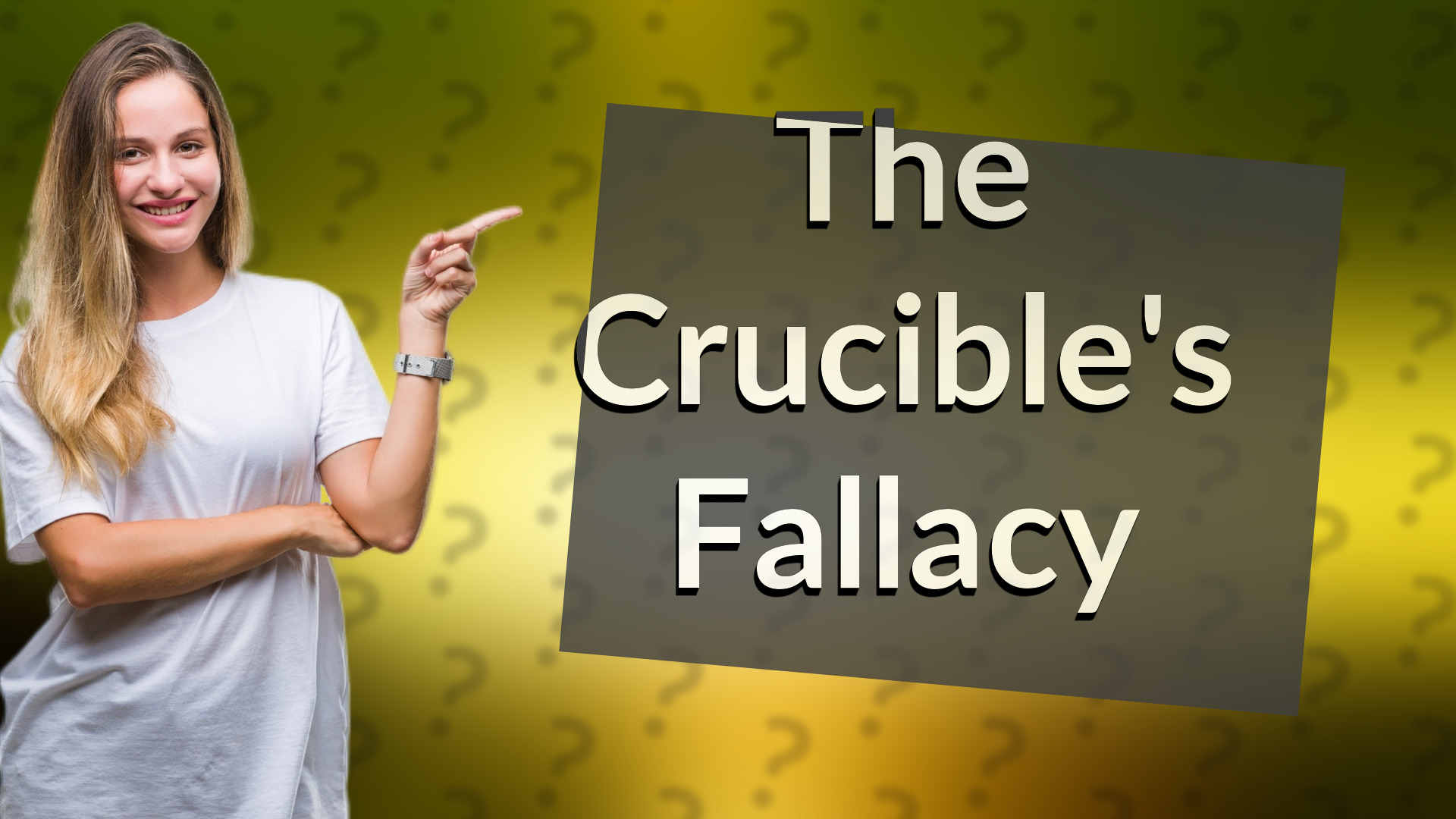 The Crucible's Fallacy