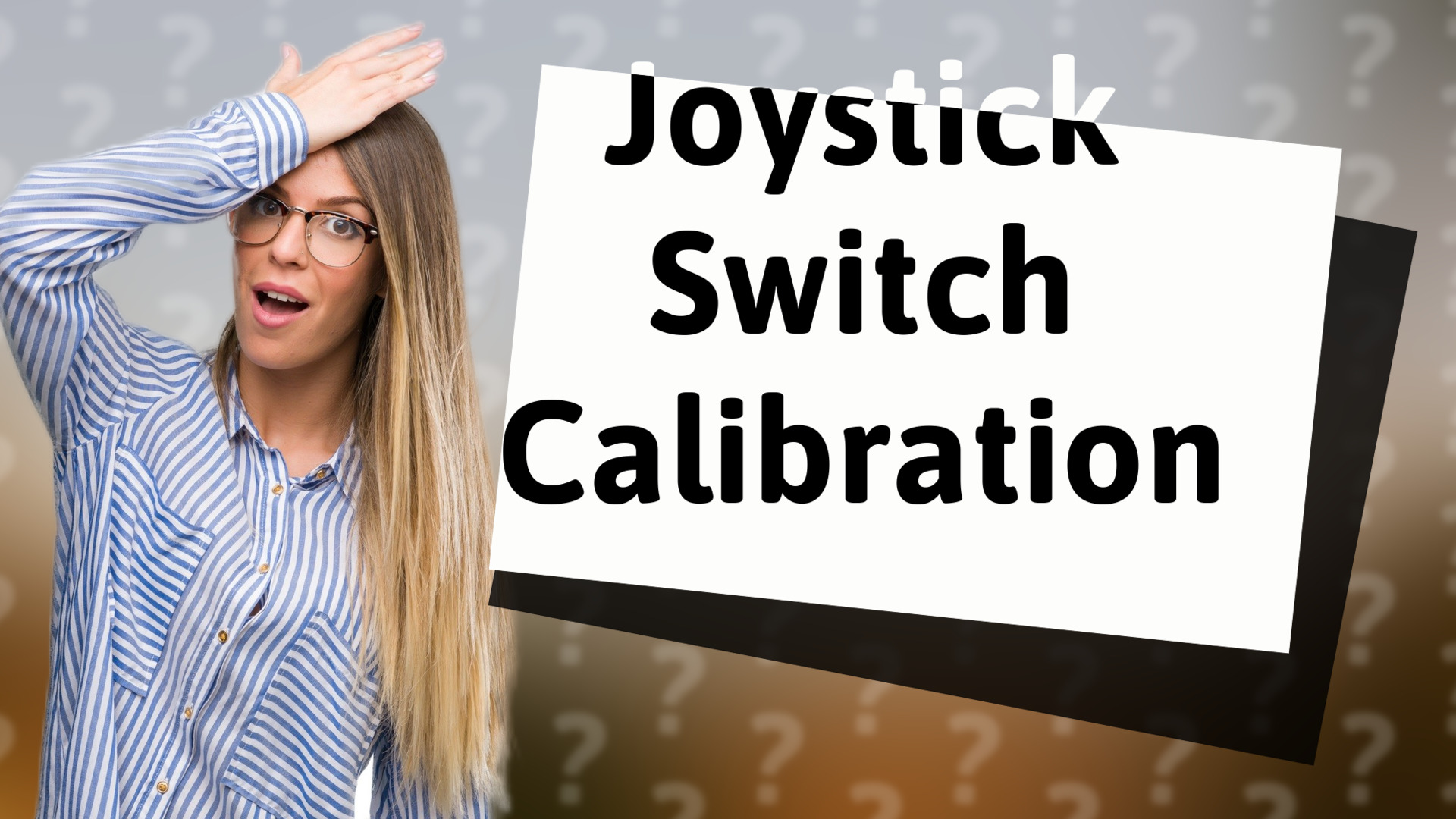 Joystick Switch Calibration