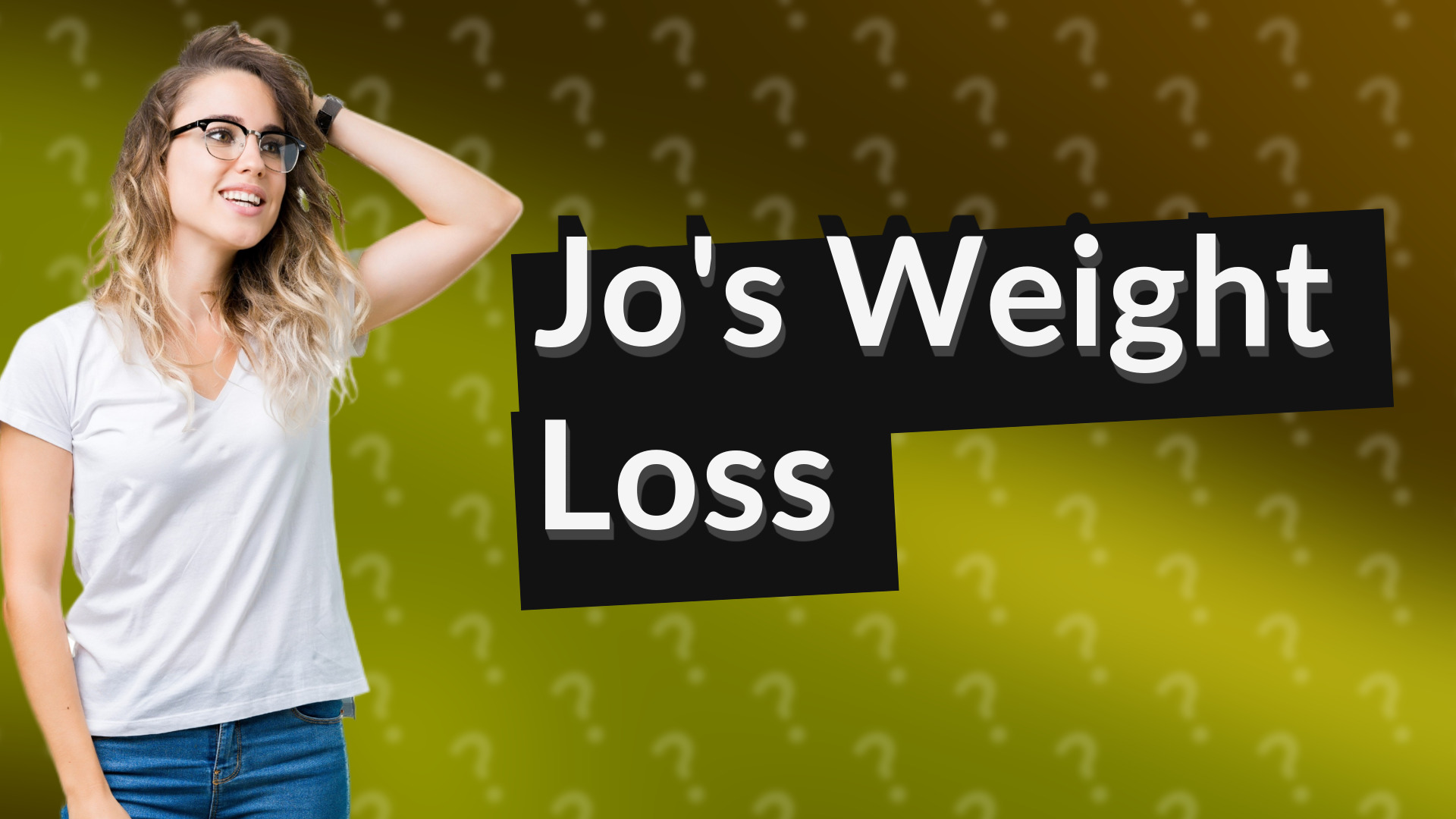 Jo's Weight Loss