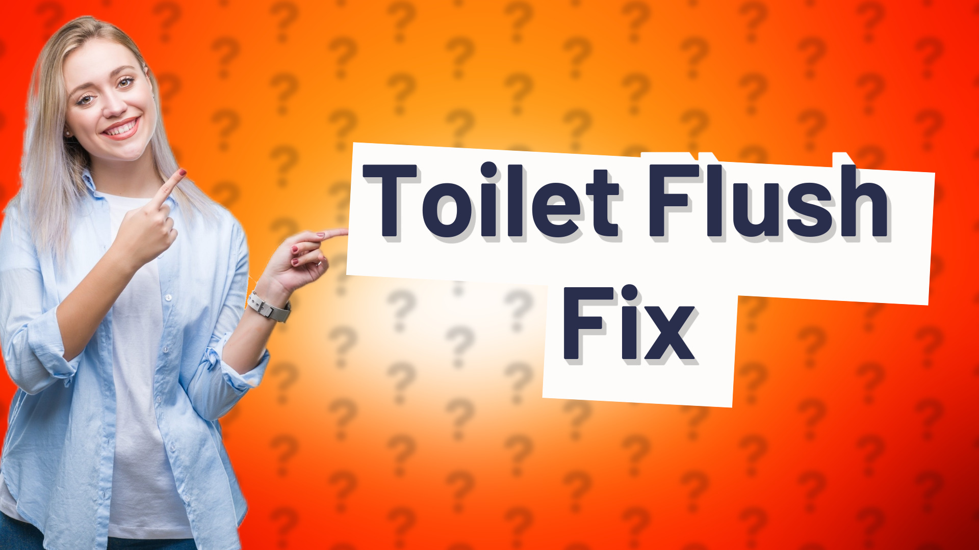 Toilet Flush Fix