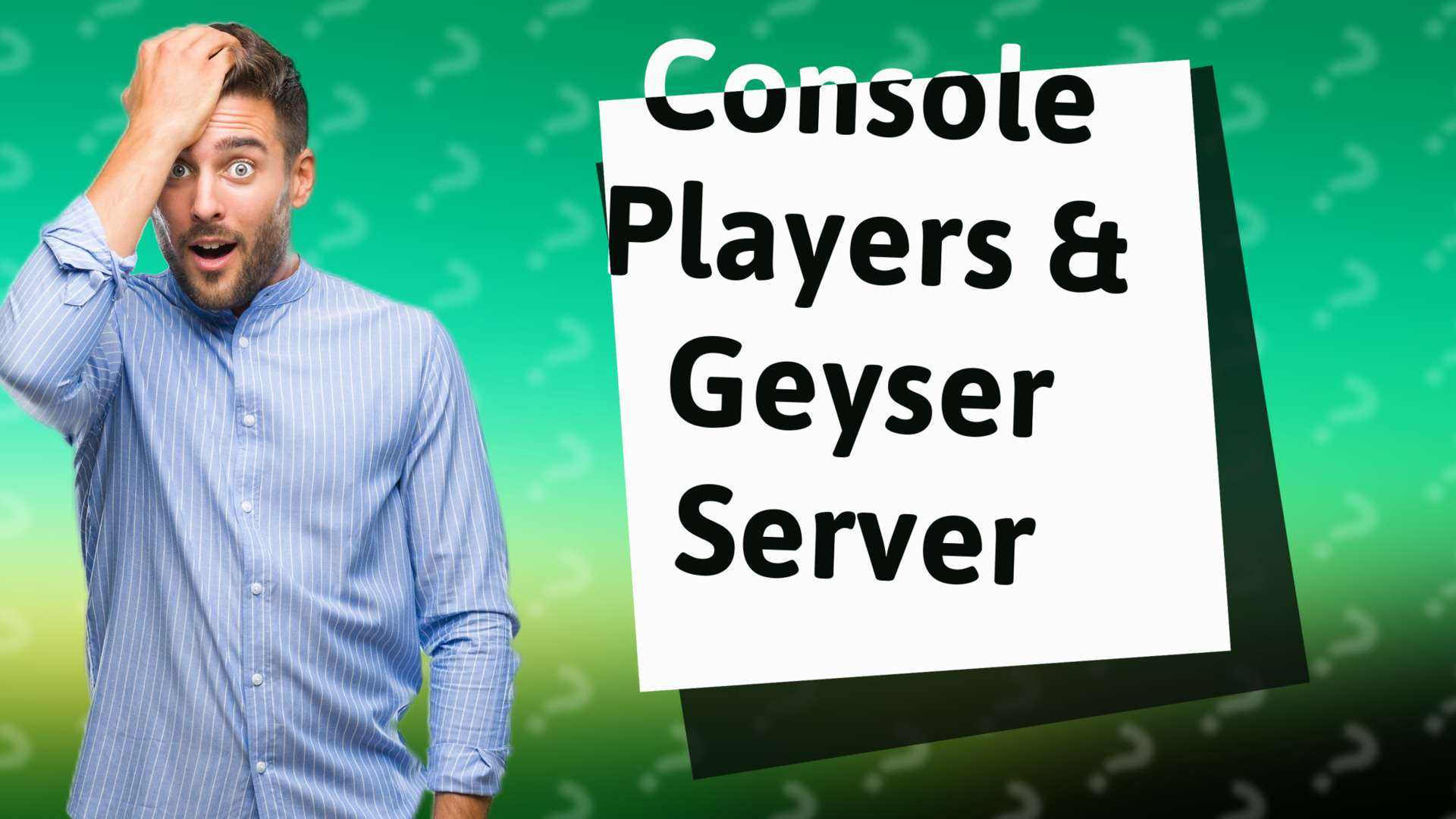 Console Players & Geyser Server