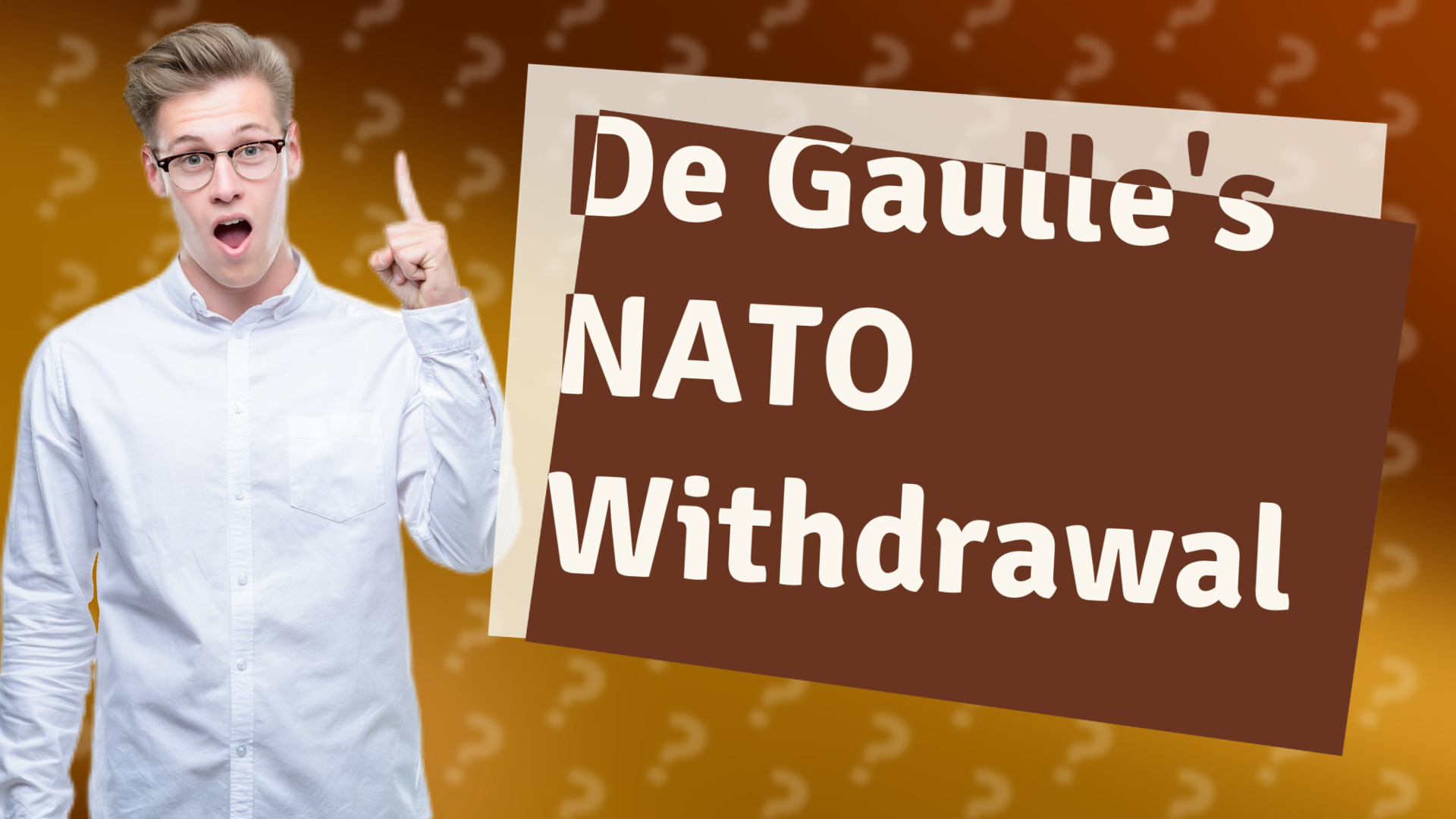 De Gaulle's NATO Withdrawal