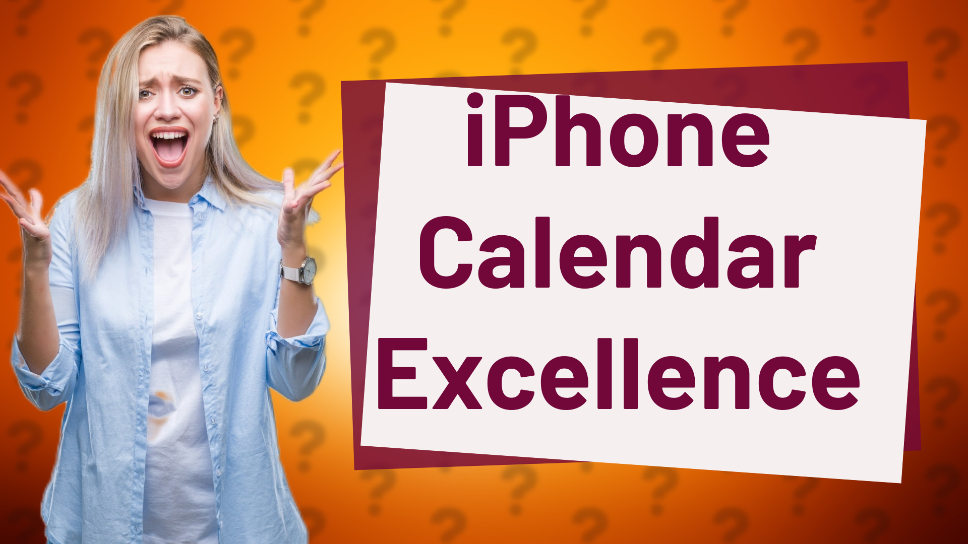 iPhone Calendar Excellence