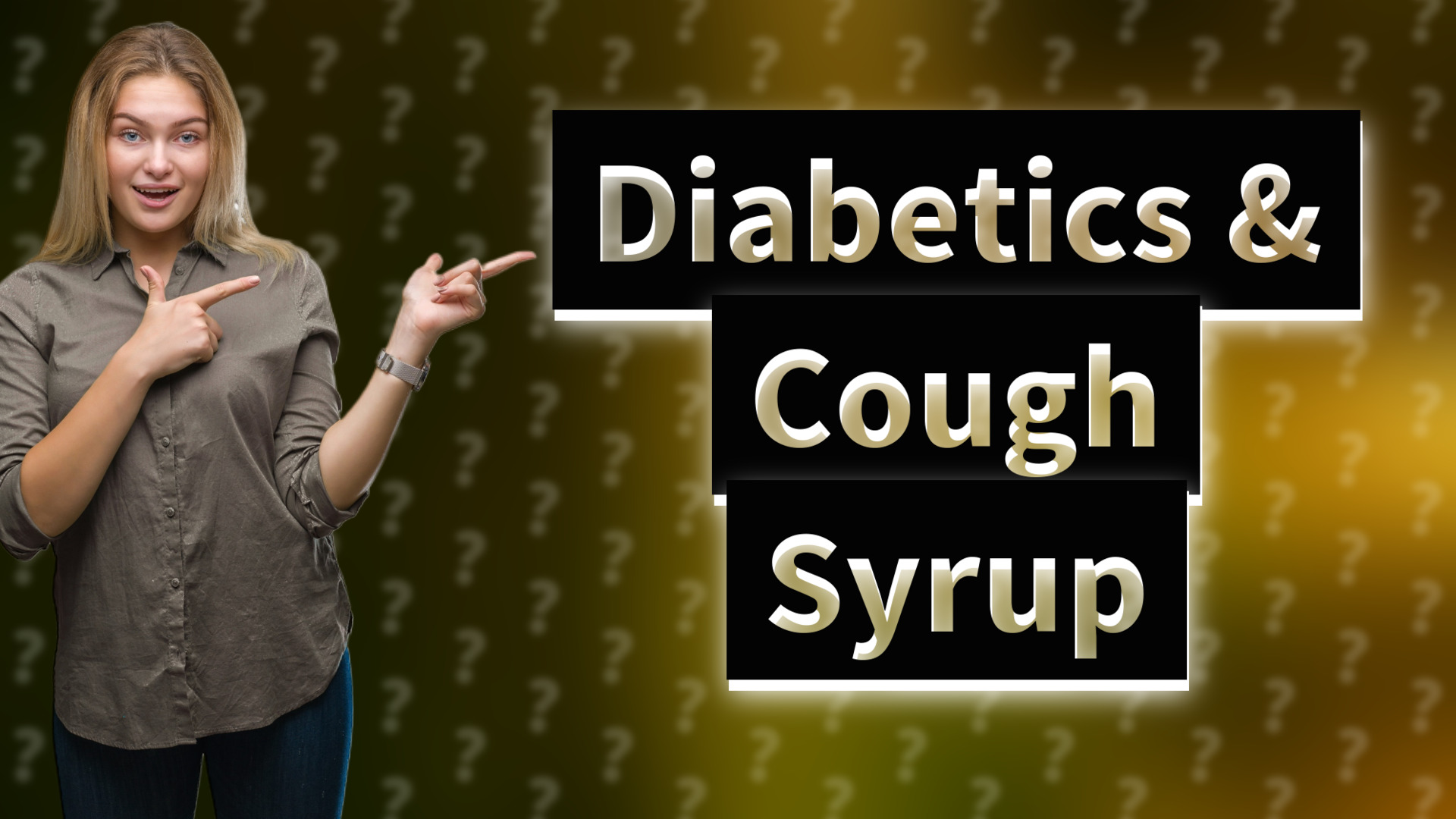 Diabetics & Cough Syrup