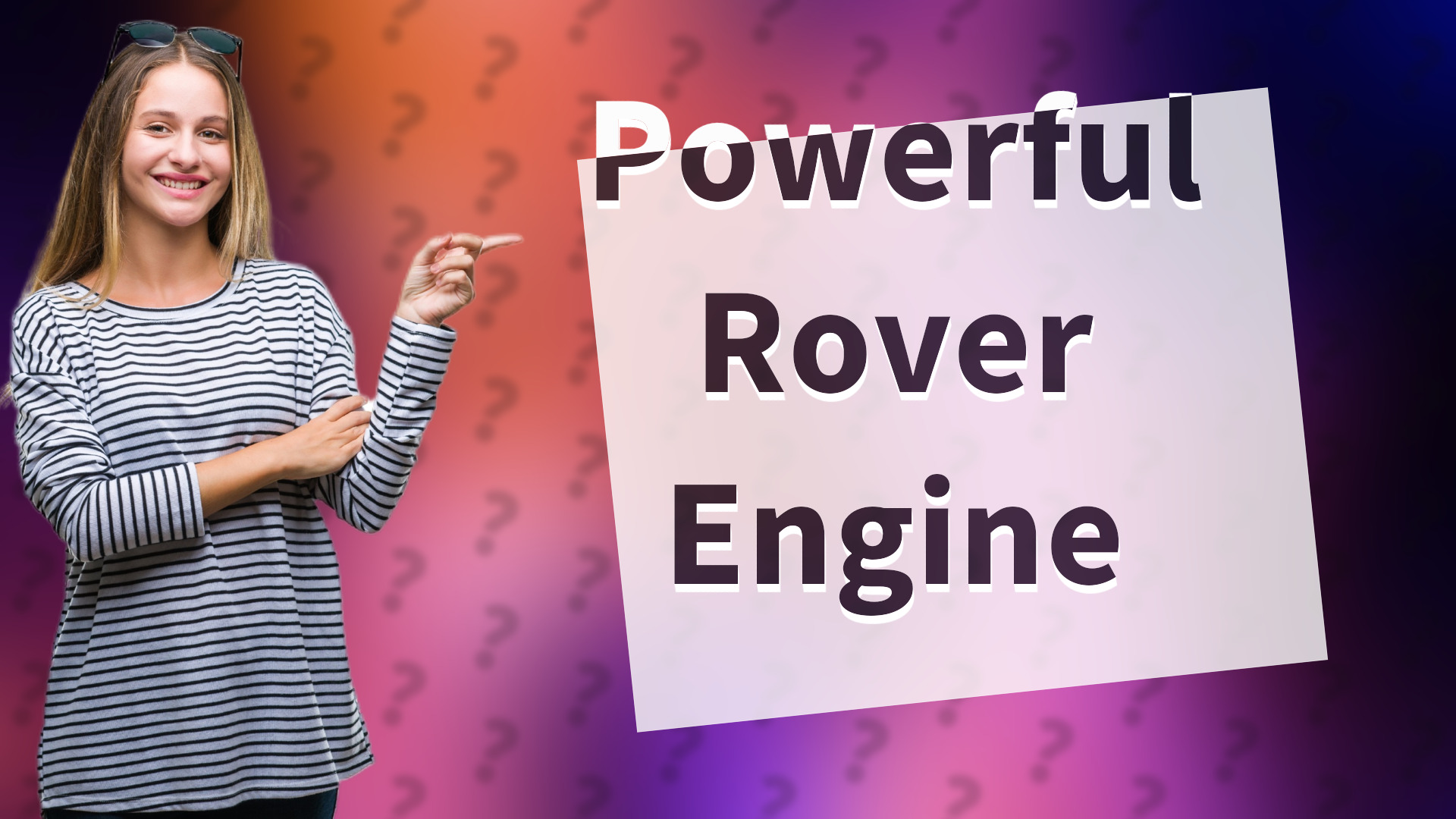 Powerful Rover Engine