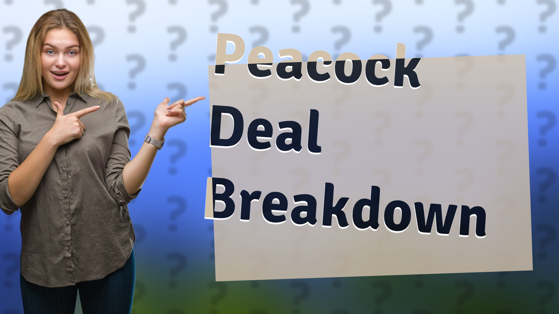 Peacock Deal Breakdown