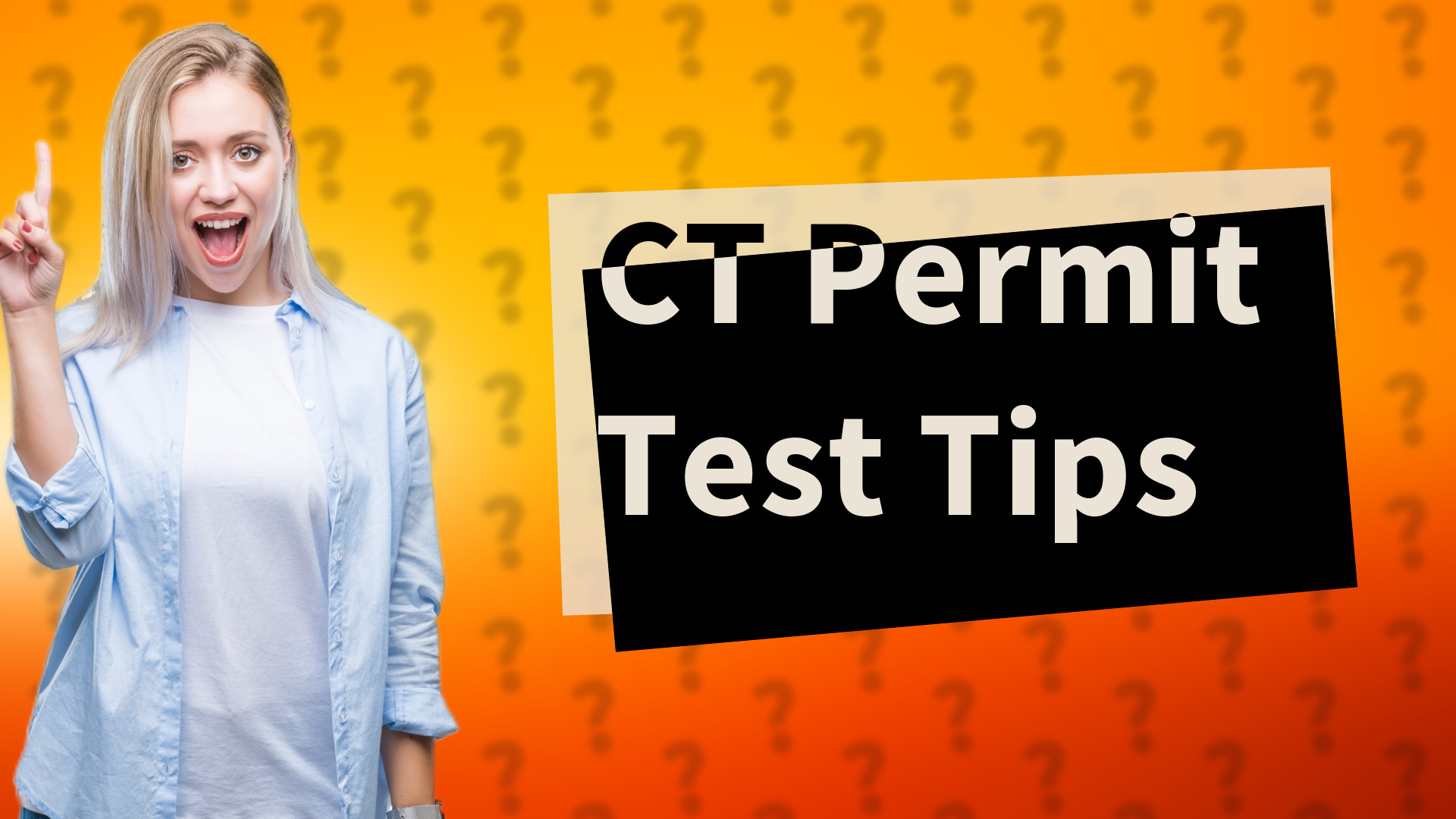 CT Permit Test Tips
