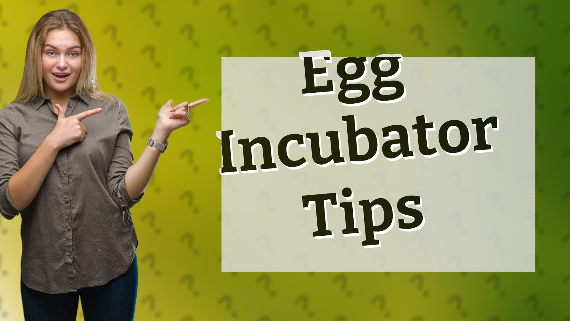 Egg Incubator Tips