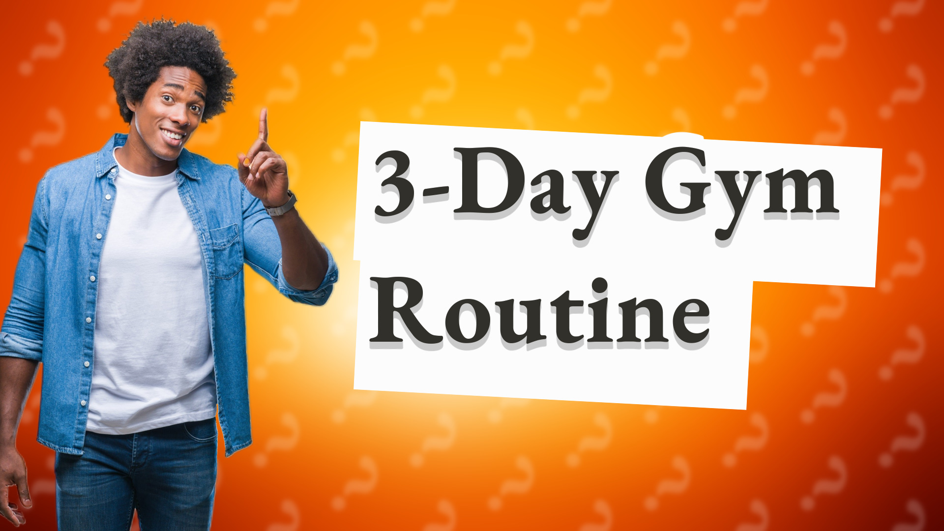 3-Day Gym Routine