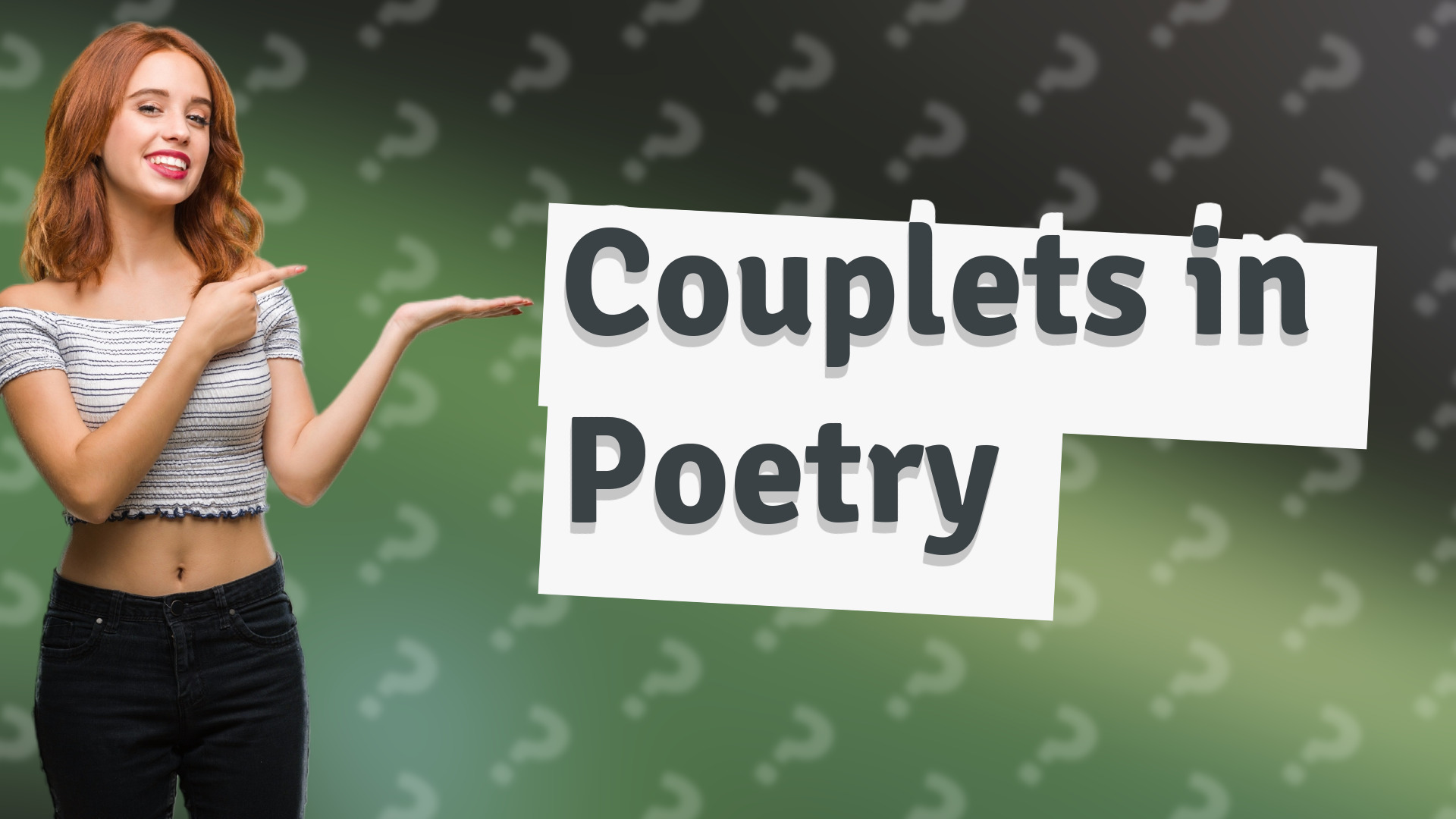 Couplets in Poetry