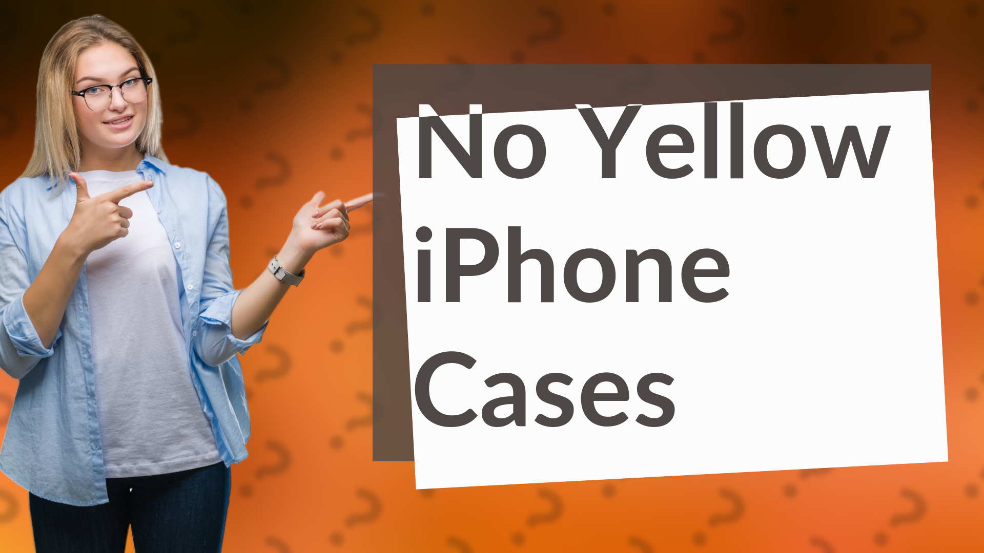 No Yellow iPhone Cases