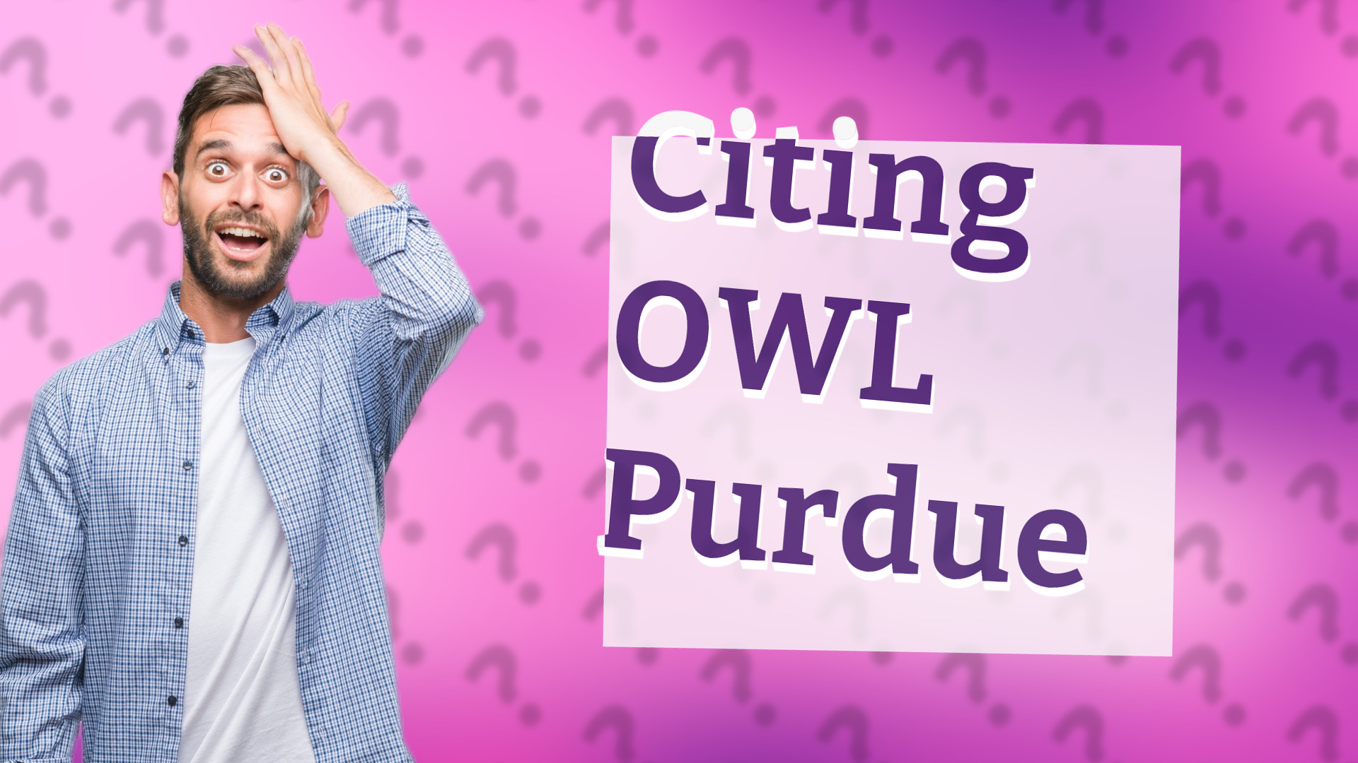 Citing OWL Purdue