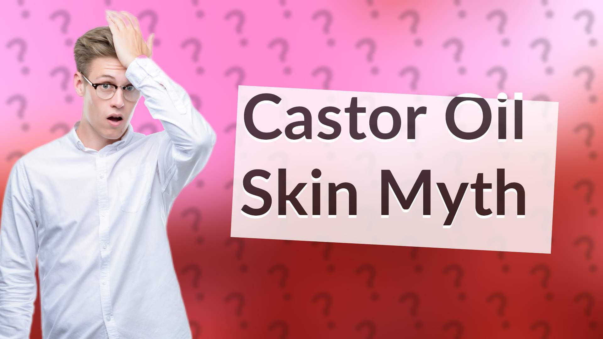 Castor Oil Skin Myth