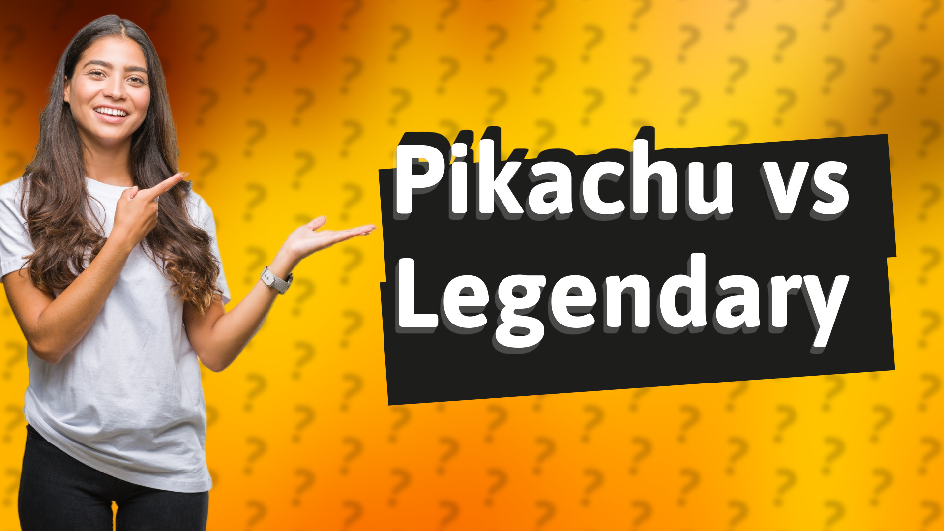 Pikachu vs Legendary
