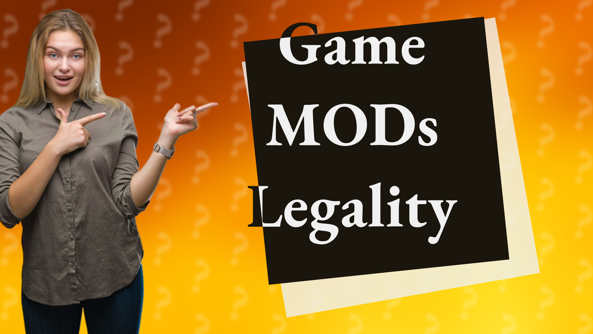 Game MODs Legality