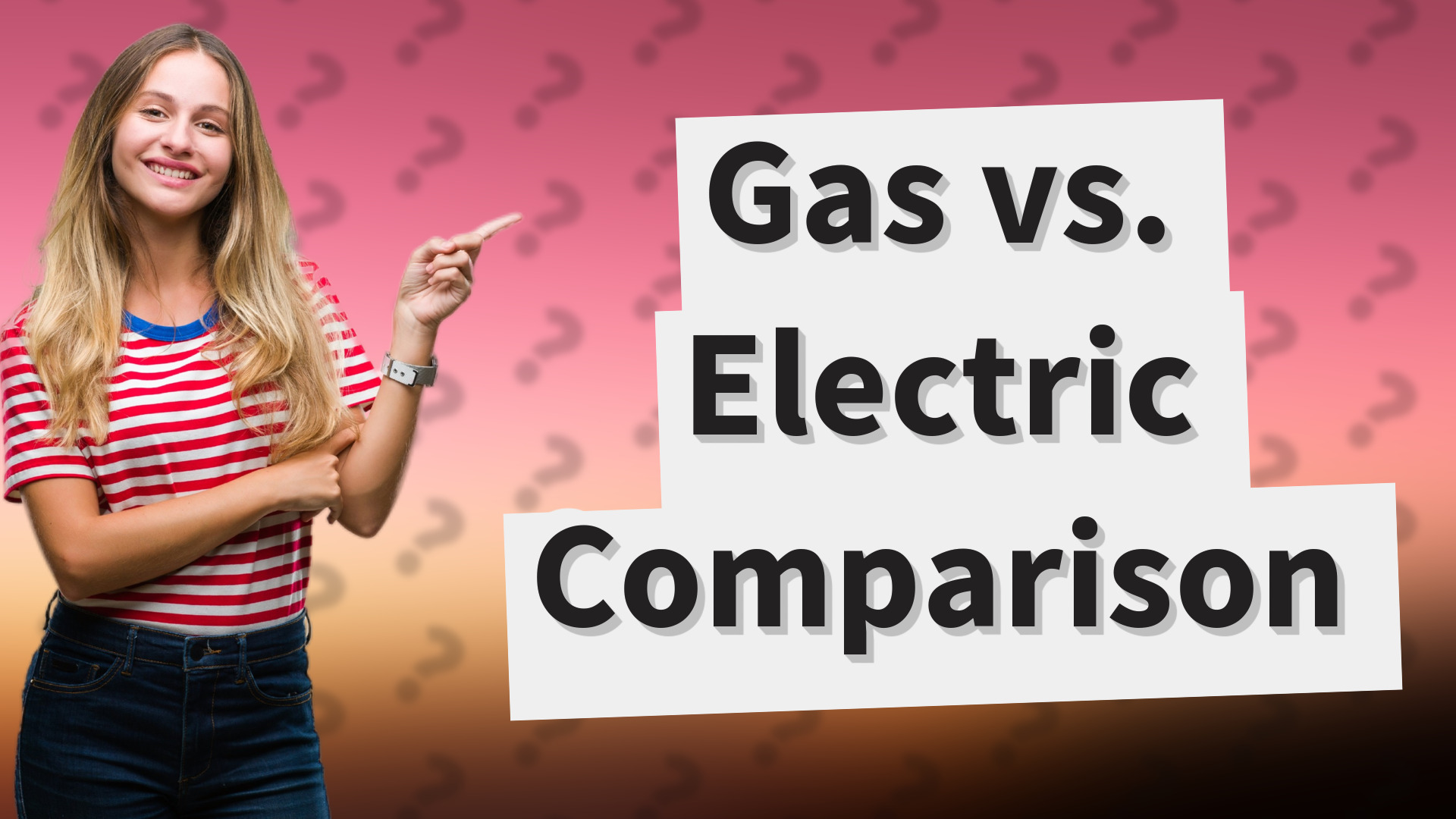 Gas vs. Electric Comparison