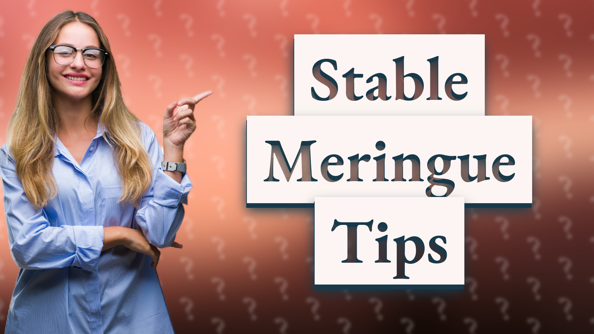 Stable Meringue Tips