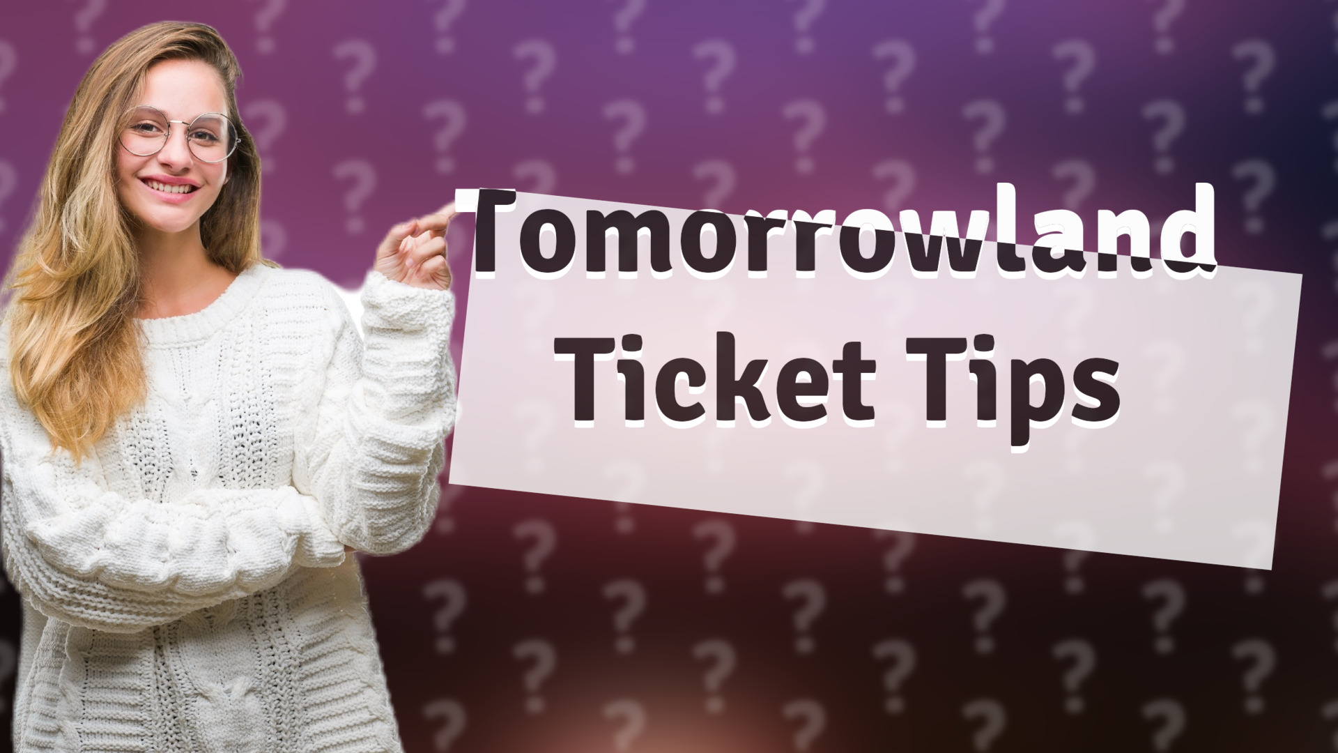 Tomorrowland Ticket Tips
