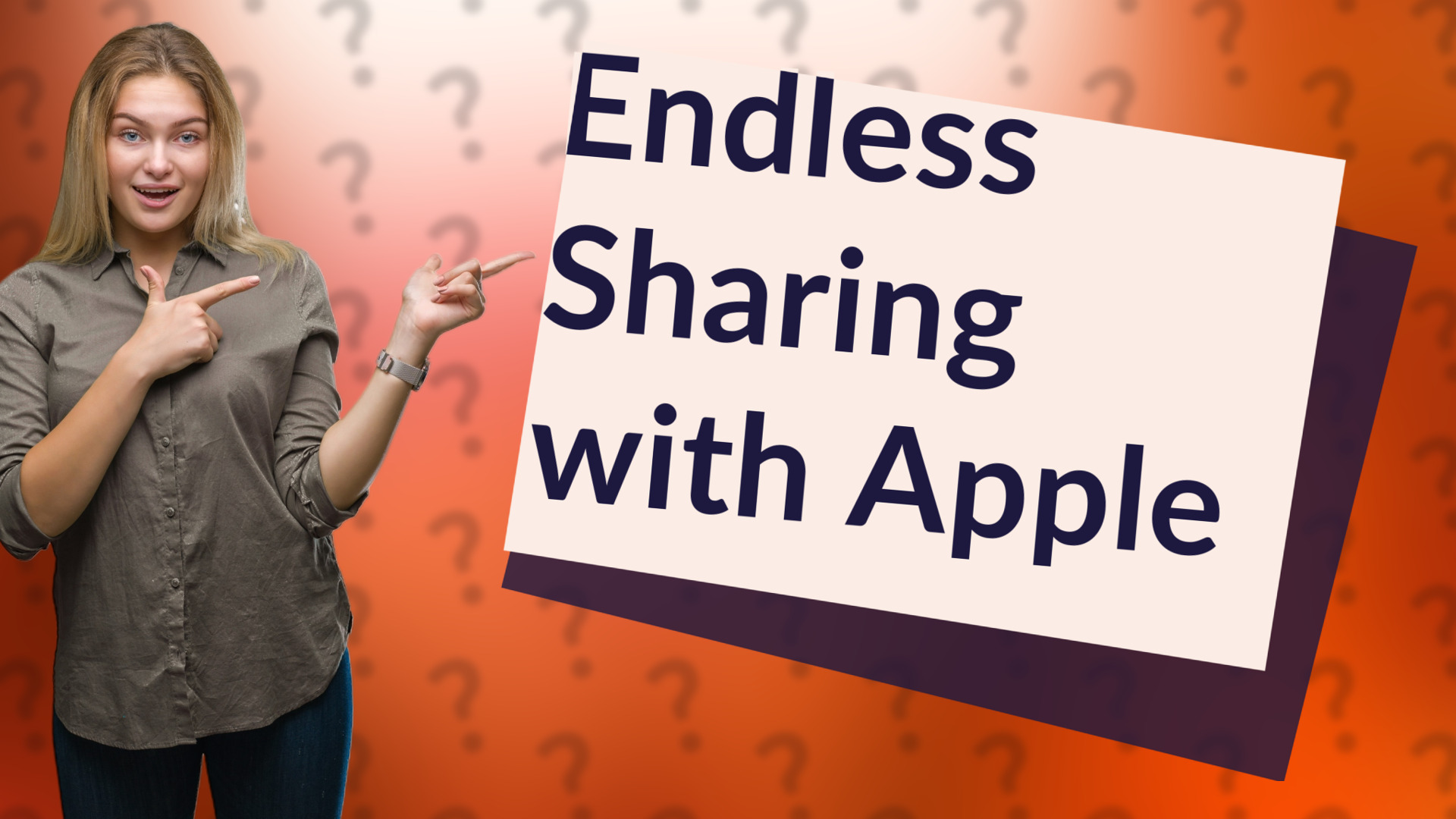 Endless Sharing with Apple