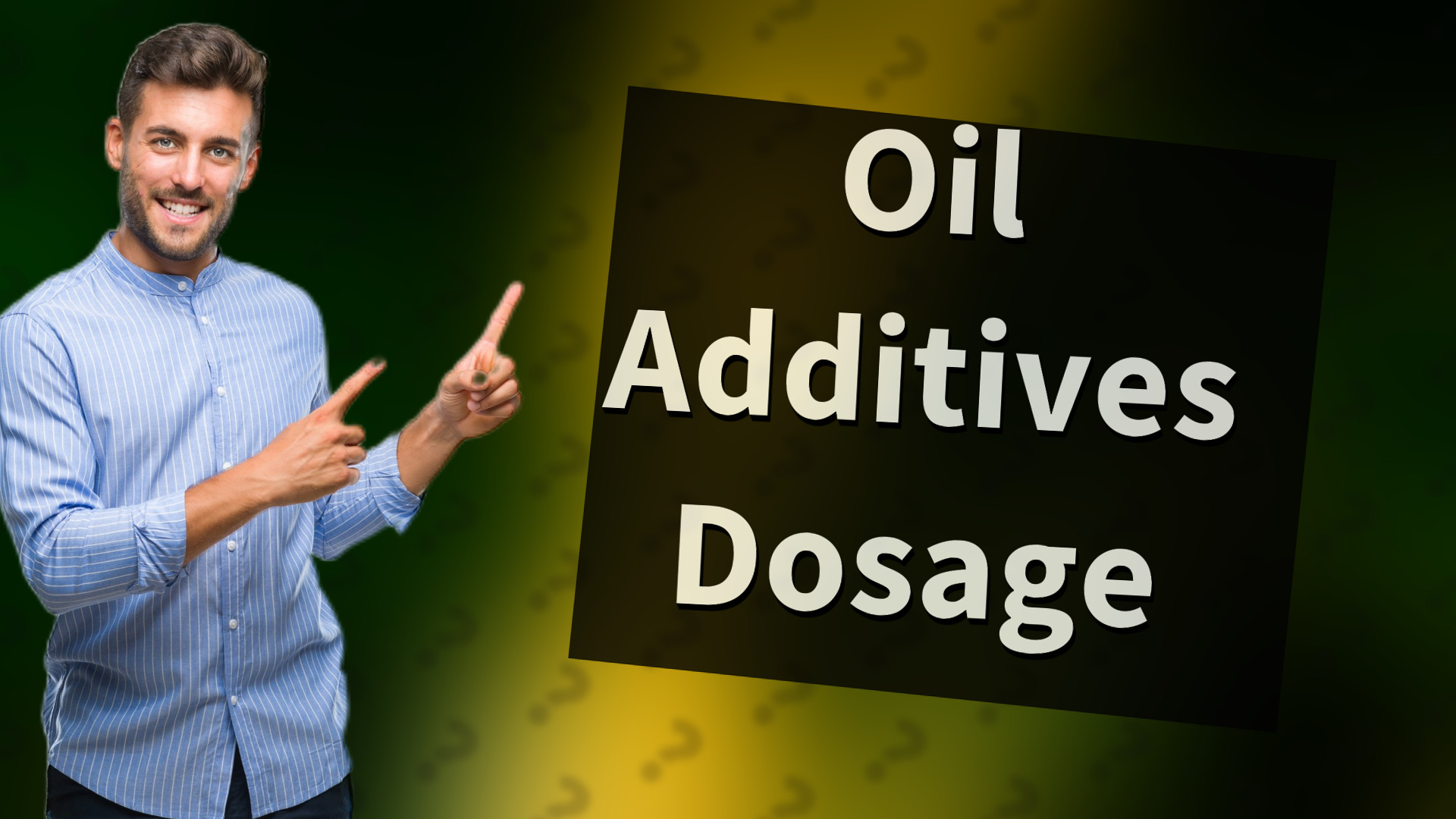 Oil Additives Dosage