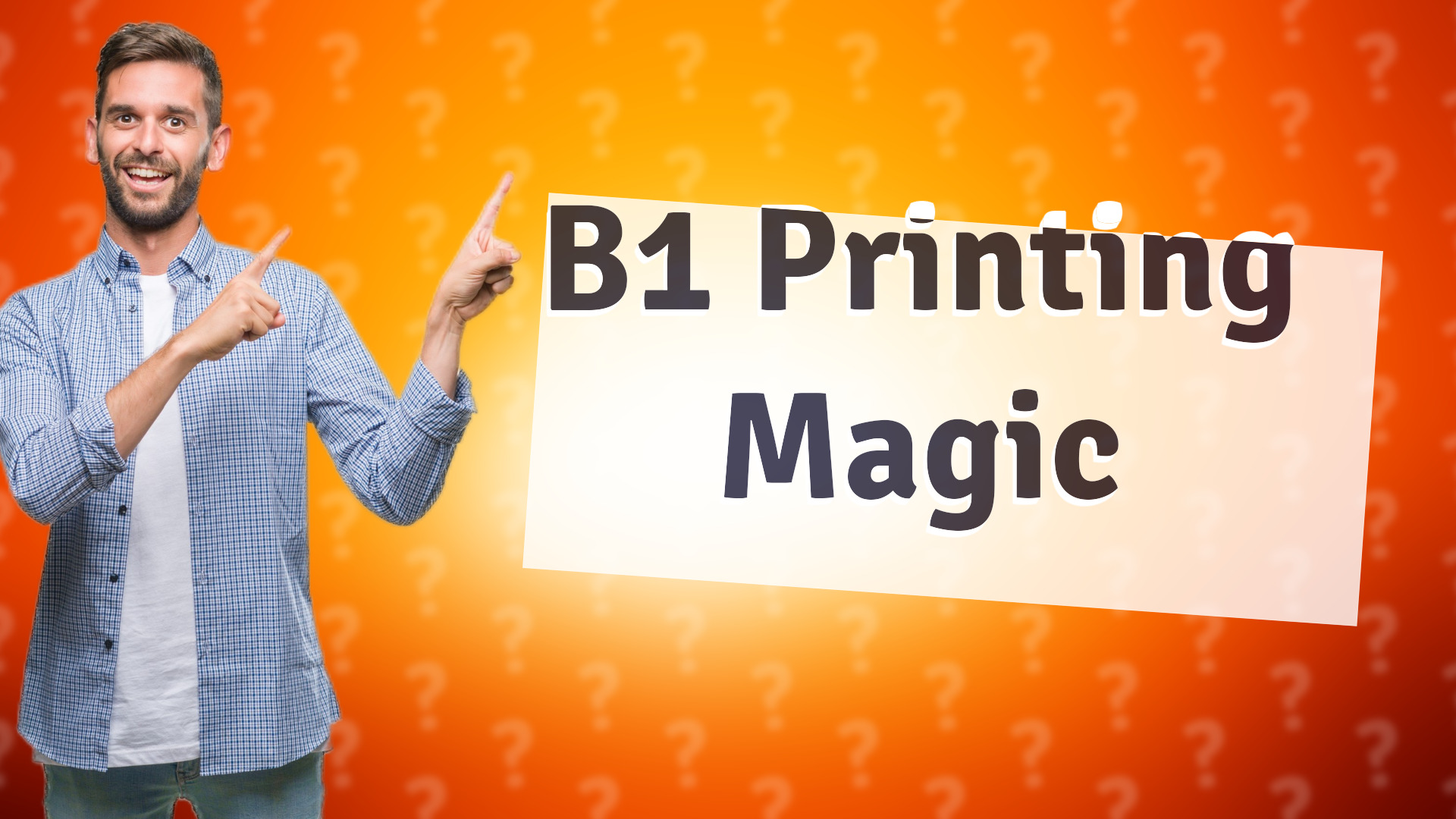 B1 Printing Magic