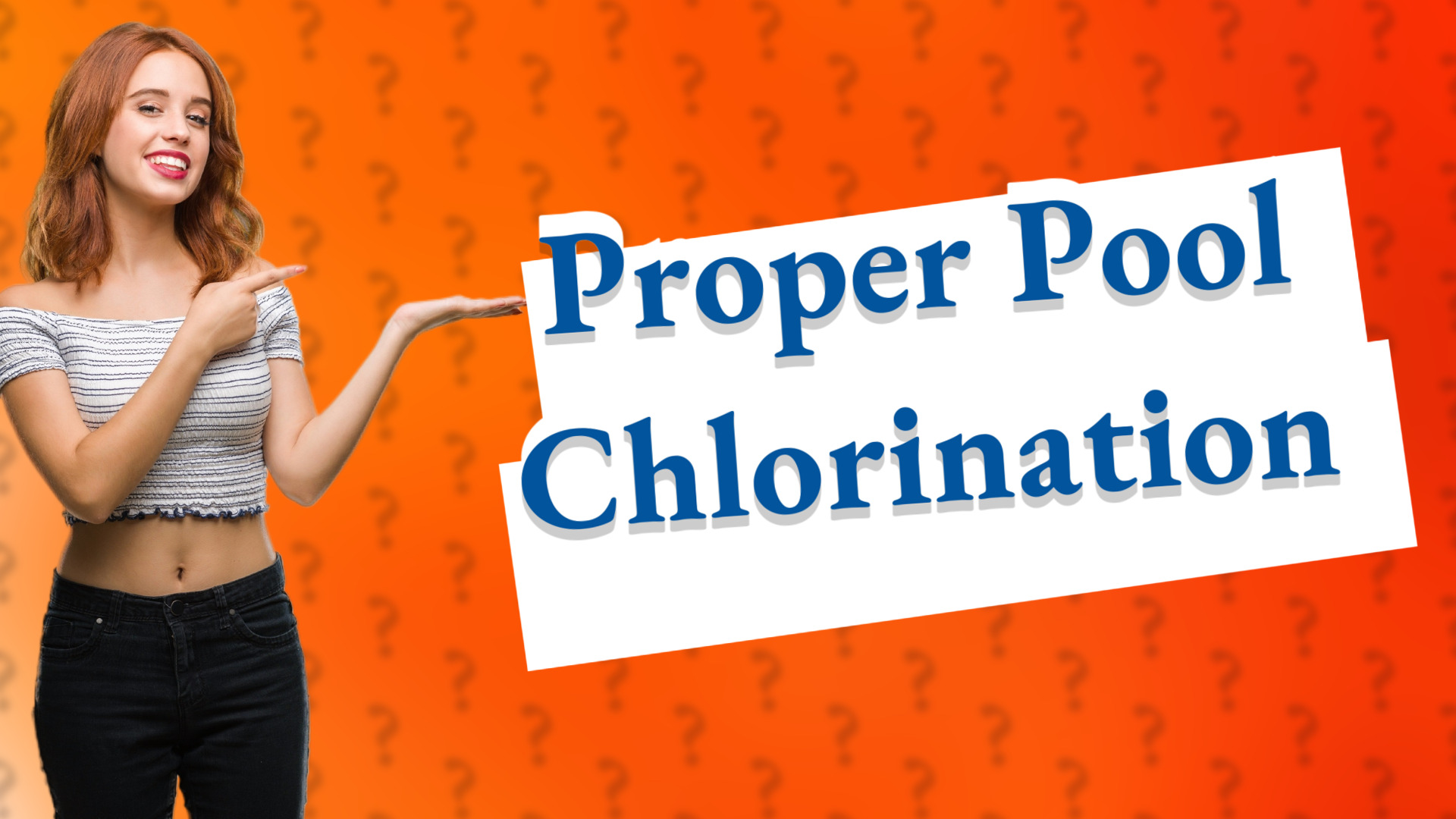 Proper Pool Chlorination