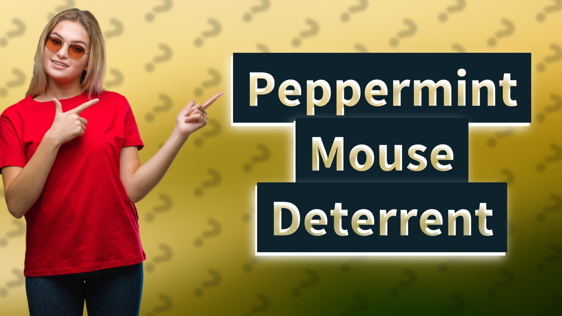 Peppermint Mouse Deterrent