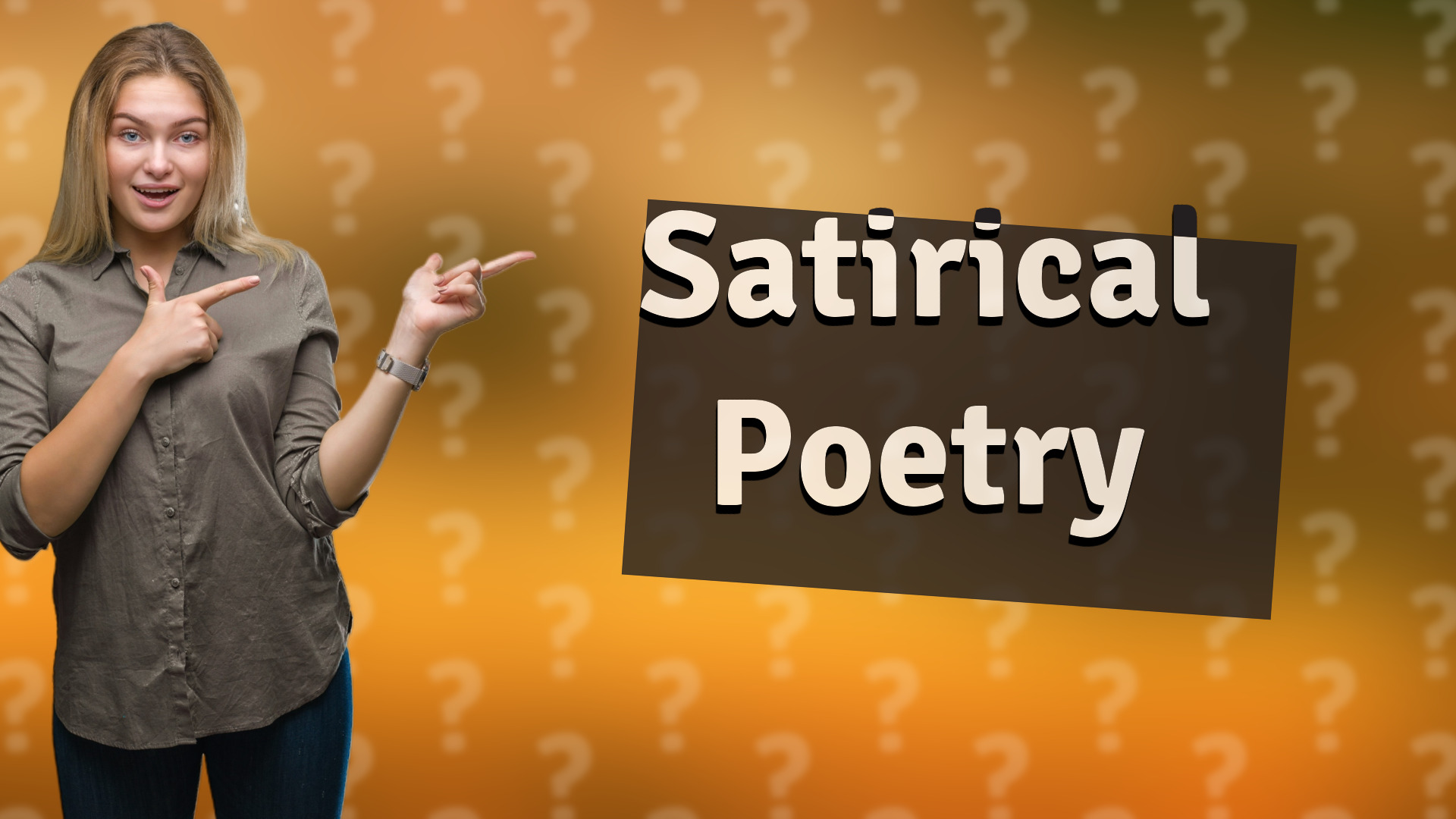 Satirical Poetry