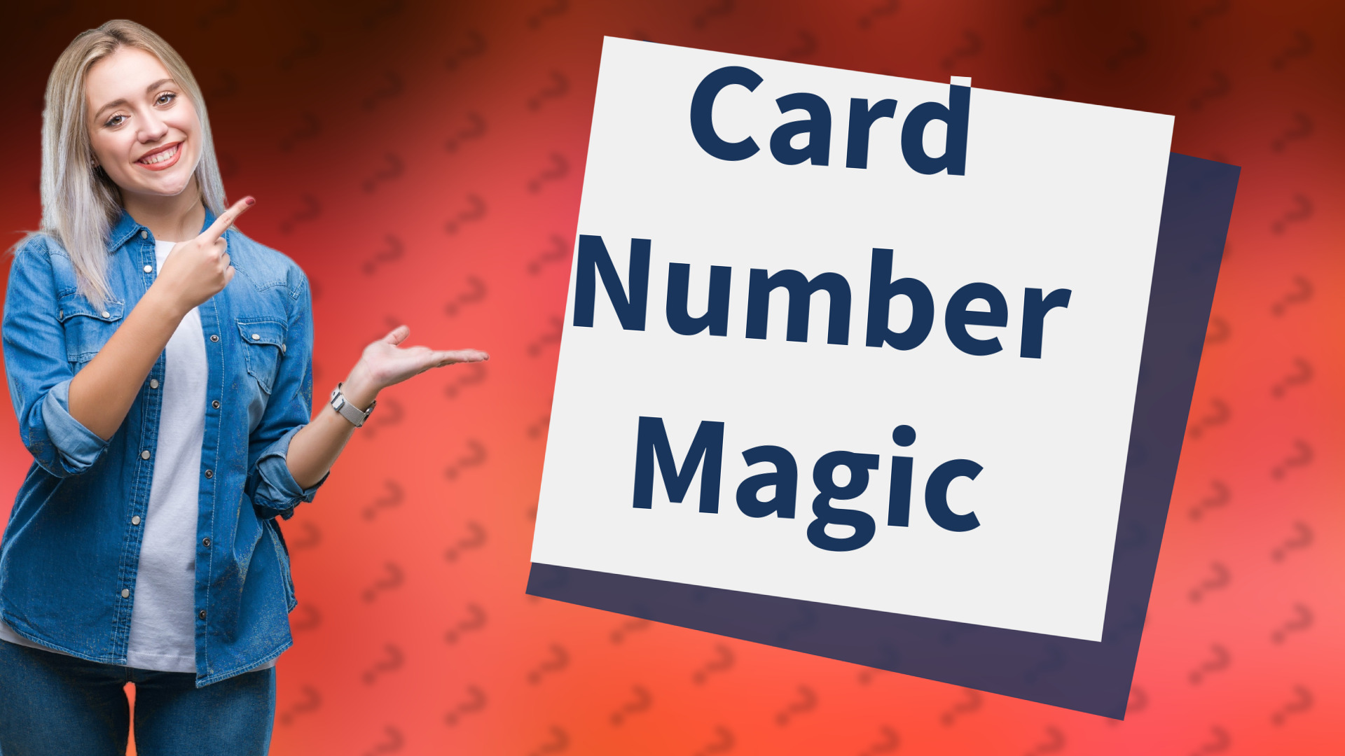 Card Number Magic
