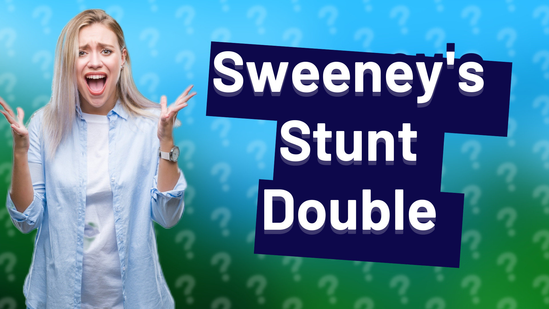 Sweeney's Stunt Double