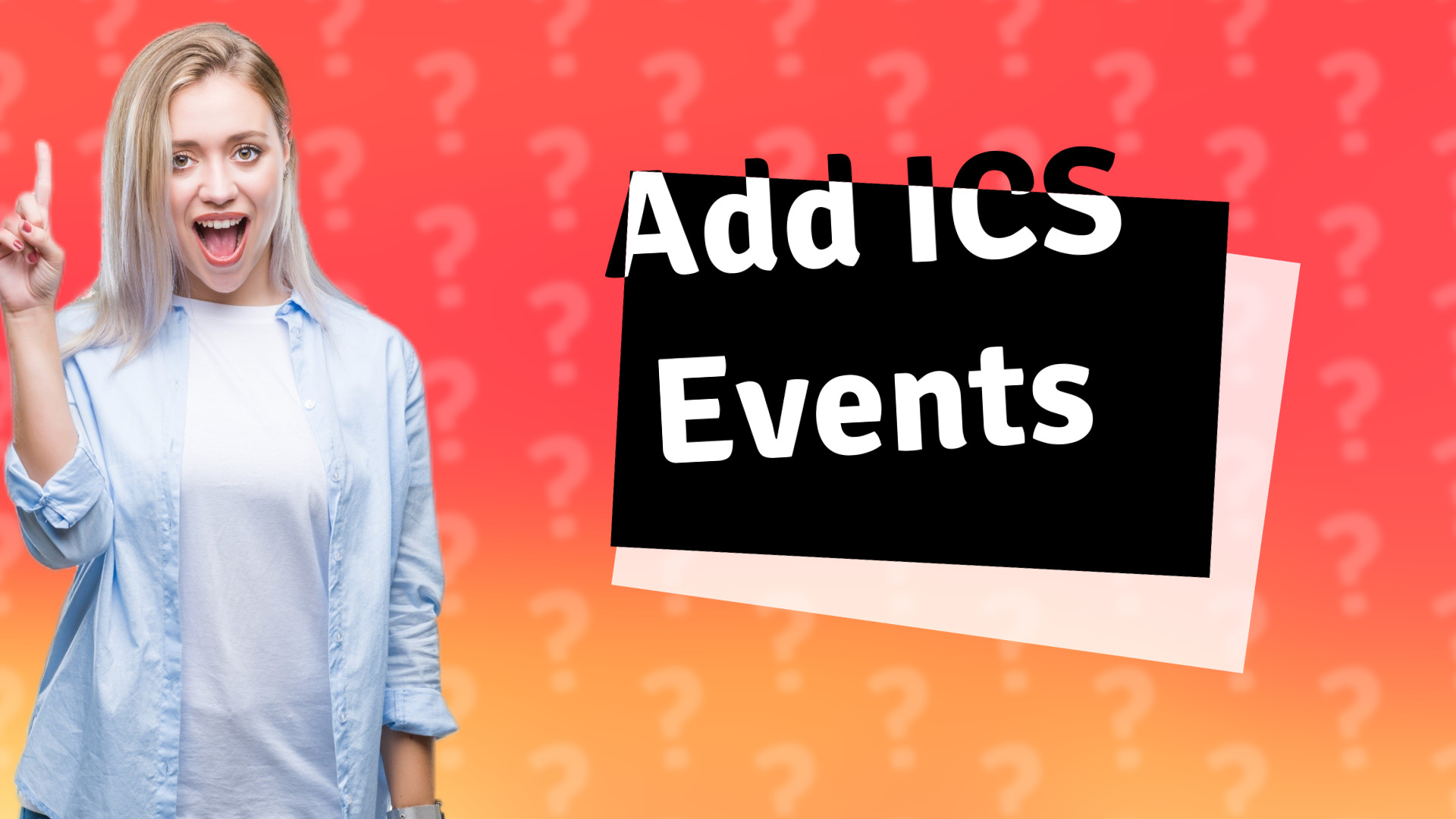 Add ICS Events