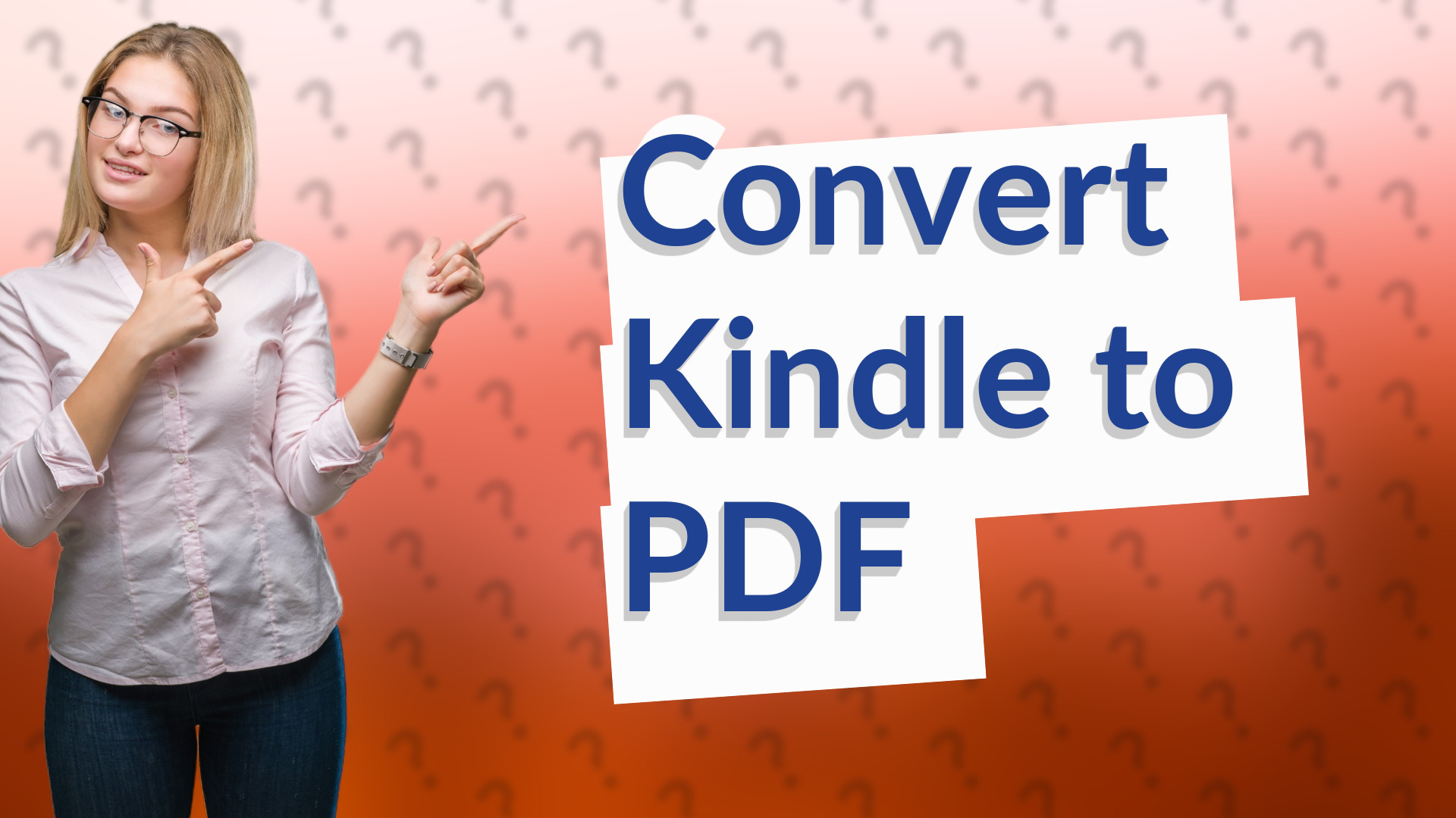 Convert Kindle to PDF