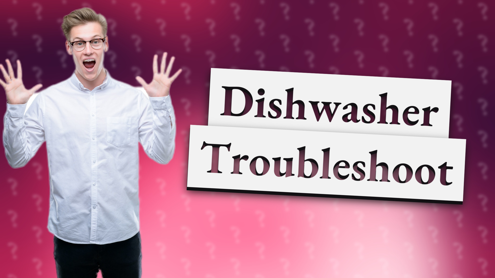 Dishwasher Troubleshoot