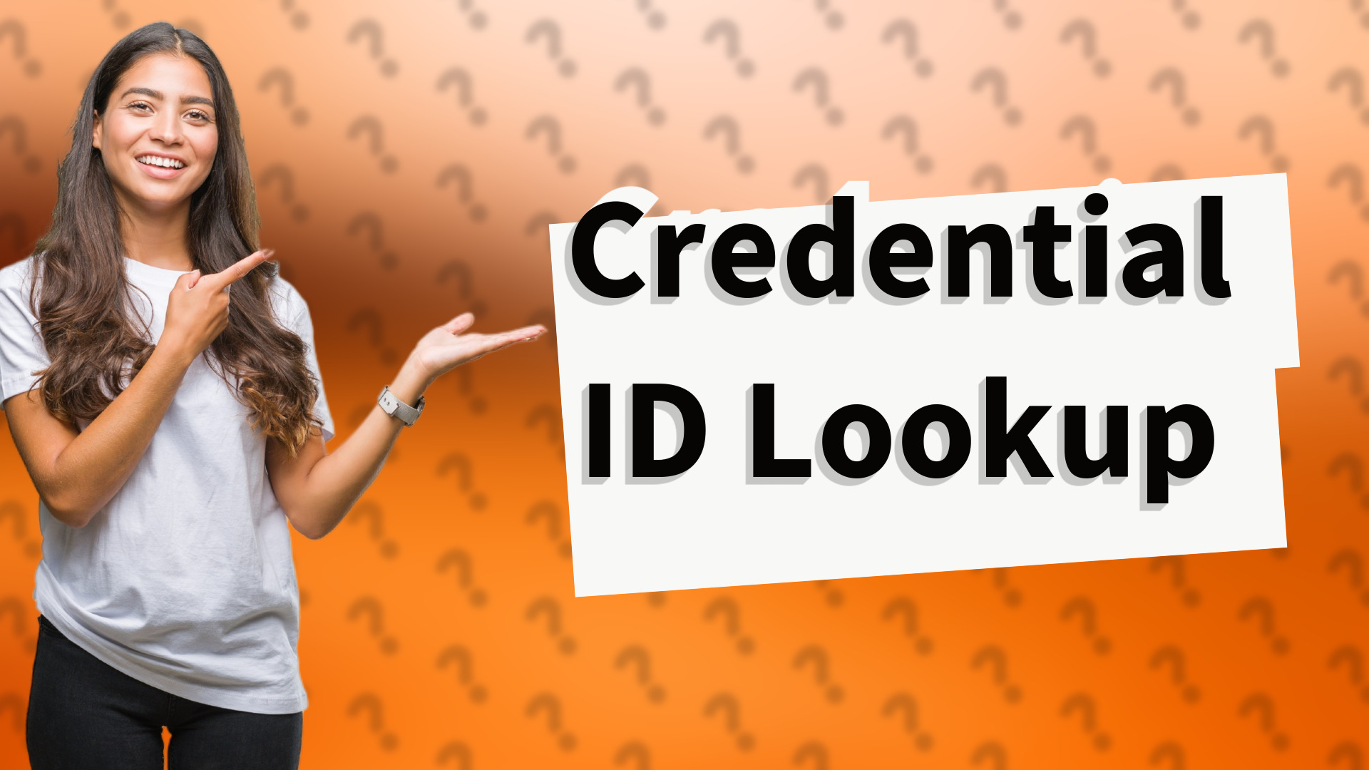 Credential ID Lookup