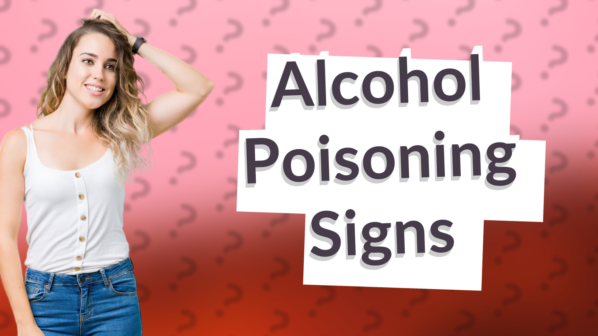 Alcohol Poisoning Signs