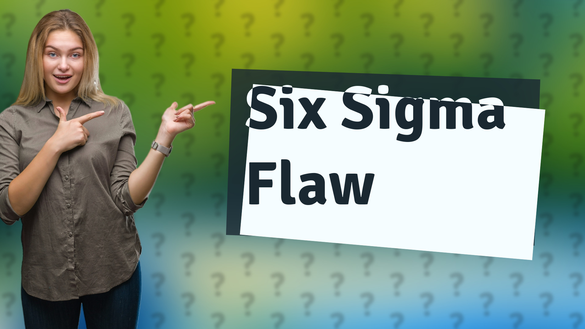 Six Sigma Flaw